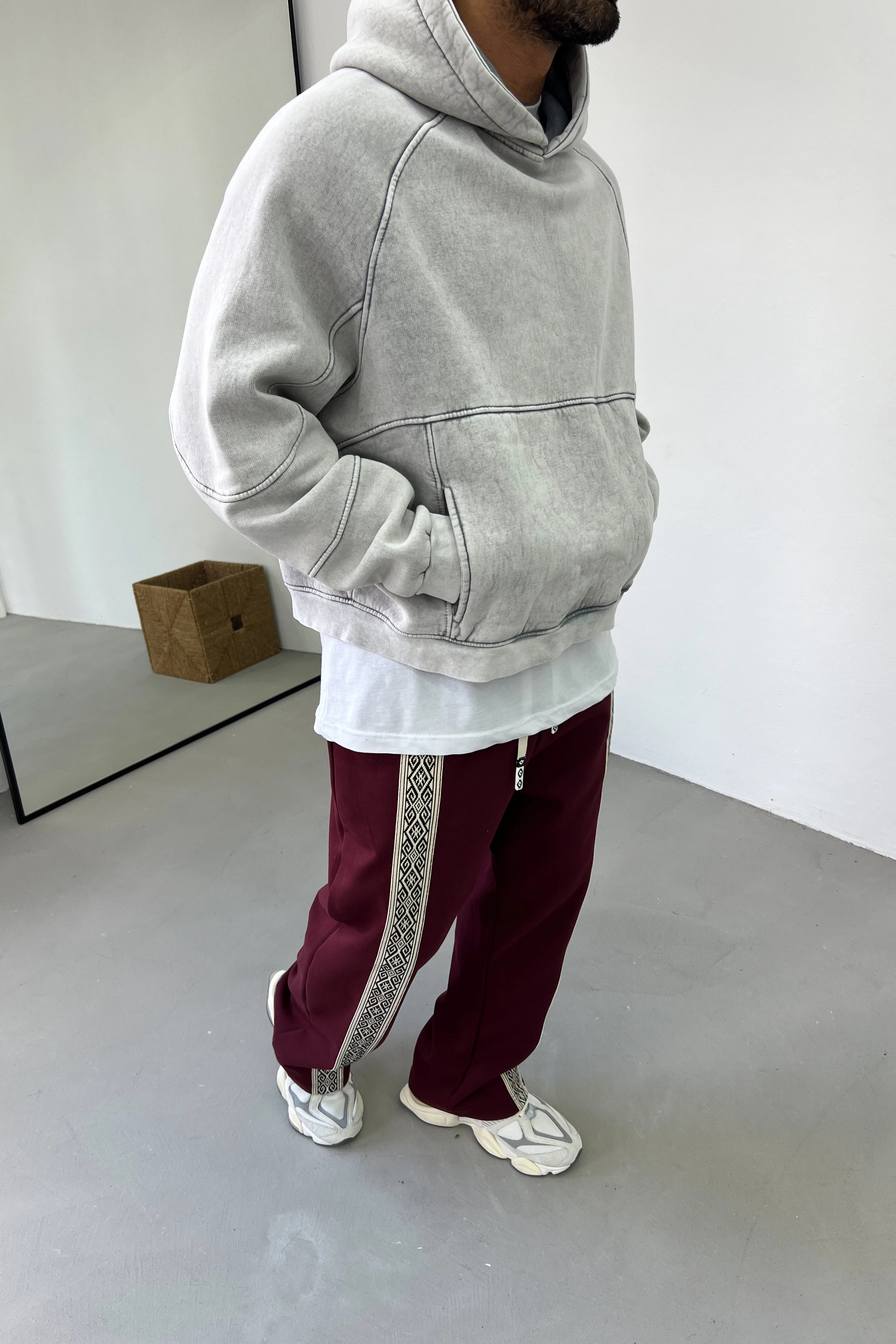 Yıkamalı Basic Oversize Sweatshirt 26K150