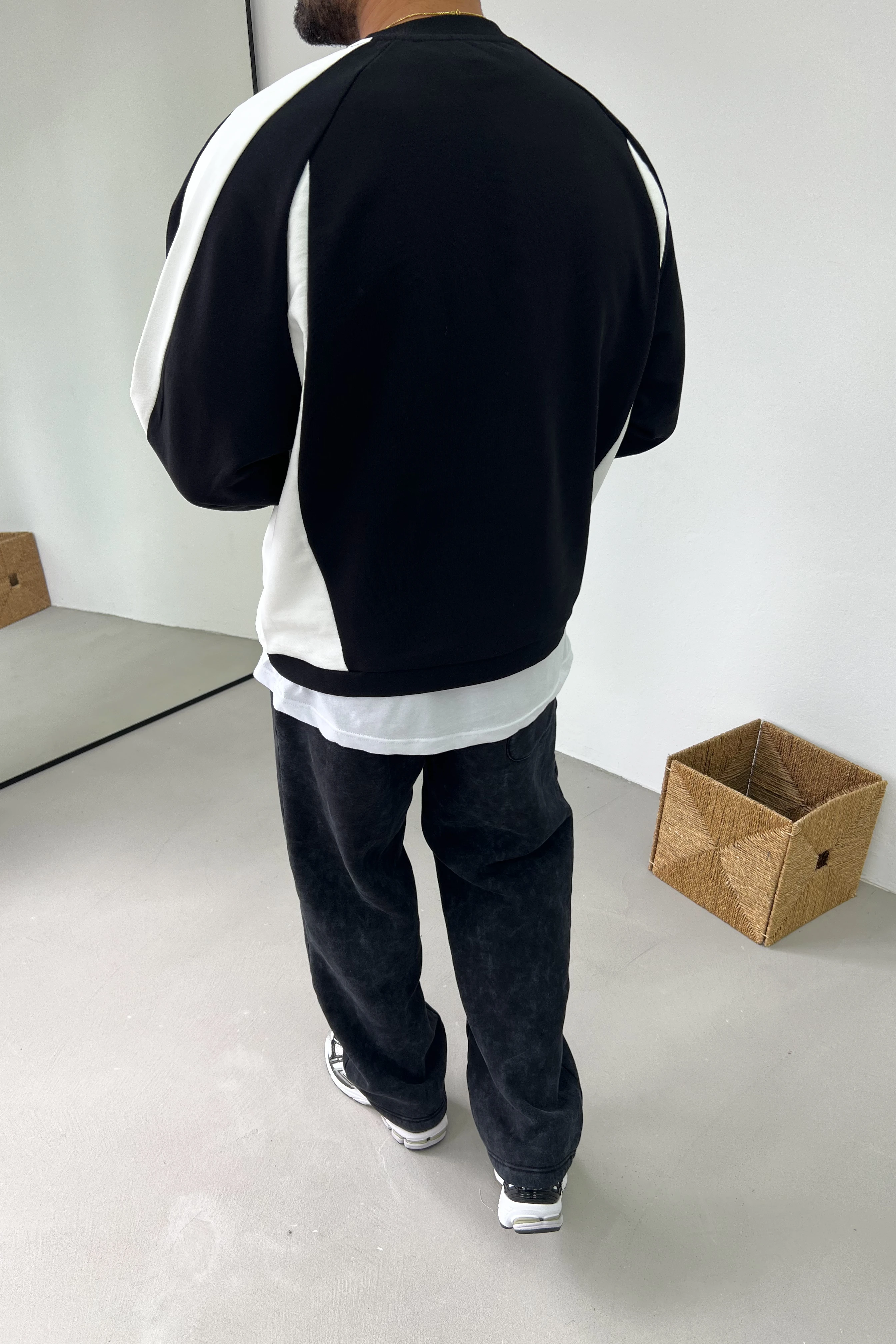 Reach Glory Parçalı Oversize Sweatshirt 26K132