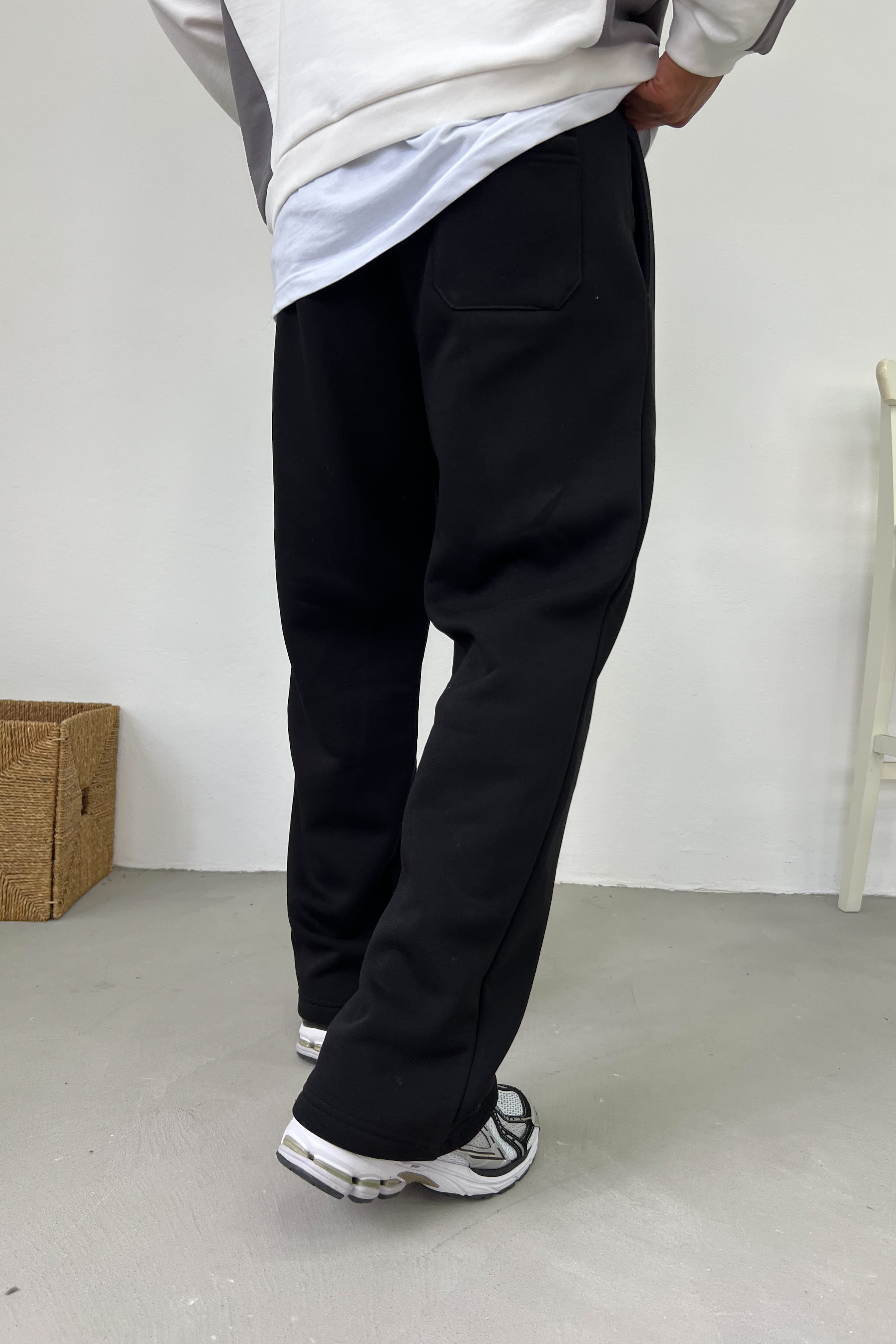 Enjeksiyon Baskılı Basic Baggy Eşofman 1045