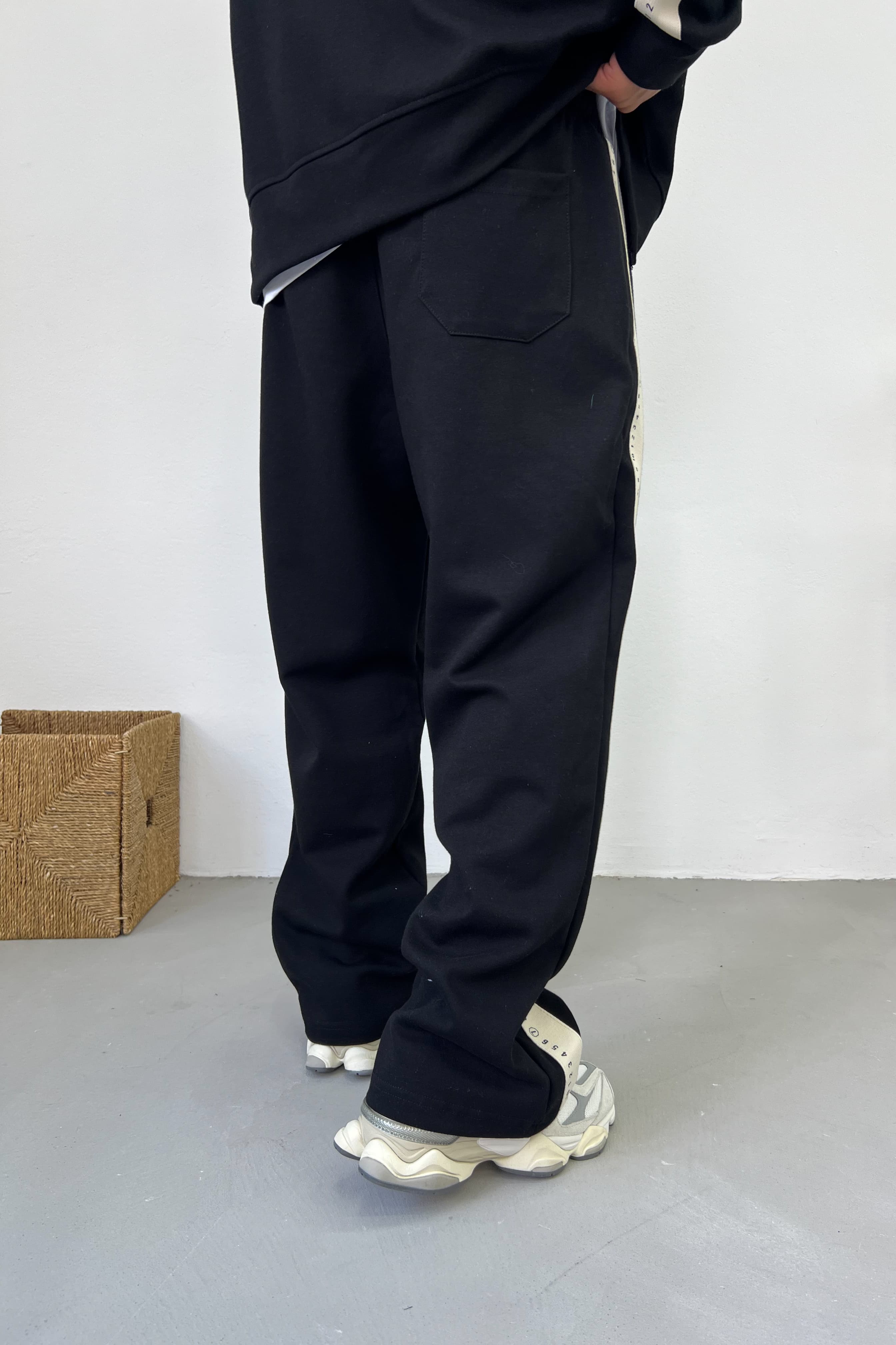 07 Baskılı Fermuarlı Oversize Takım 1007