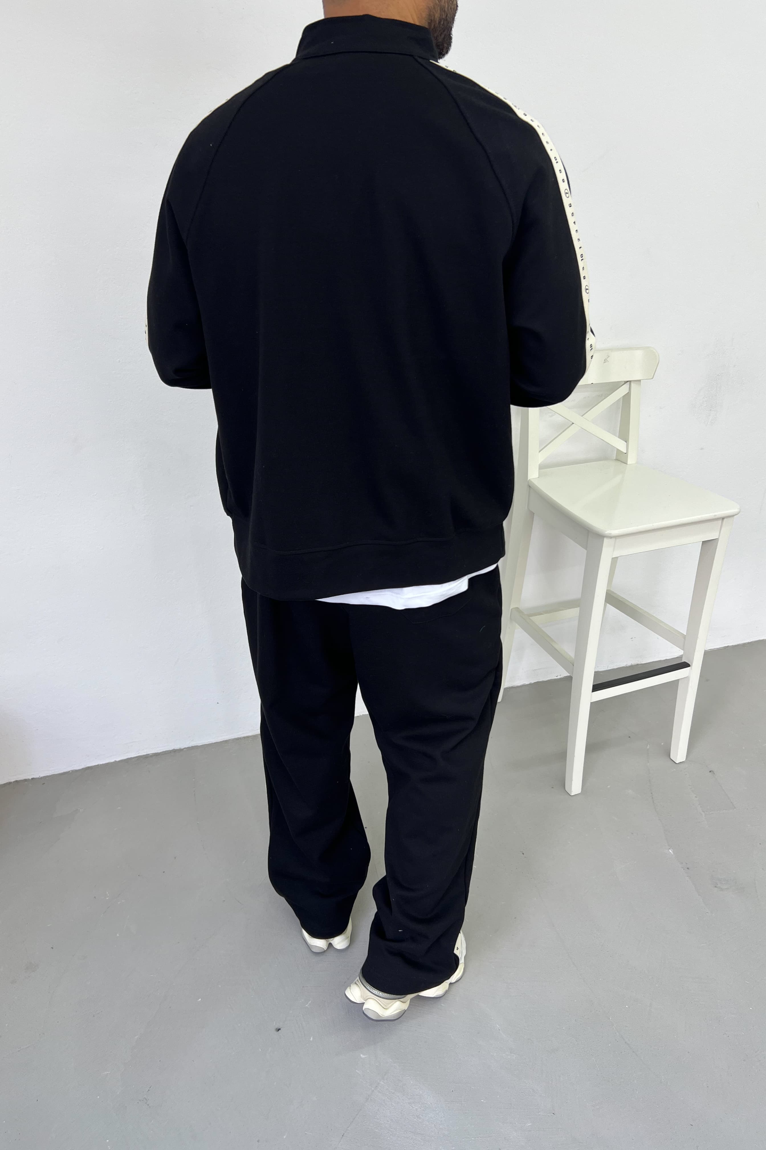 07 Baskılı Fermuarlı Oversize Takım 1007