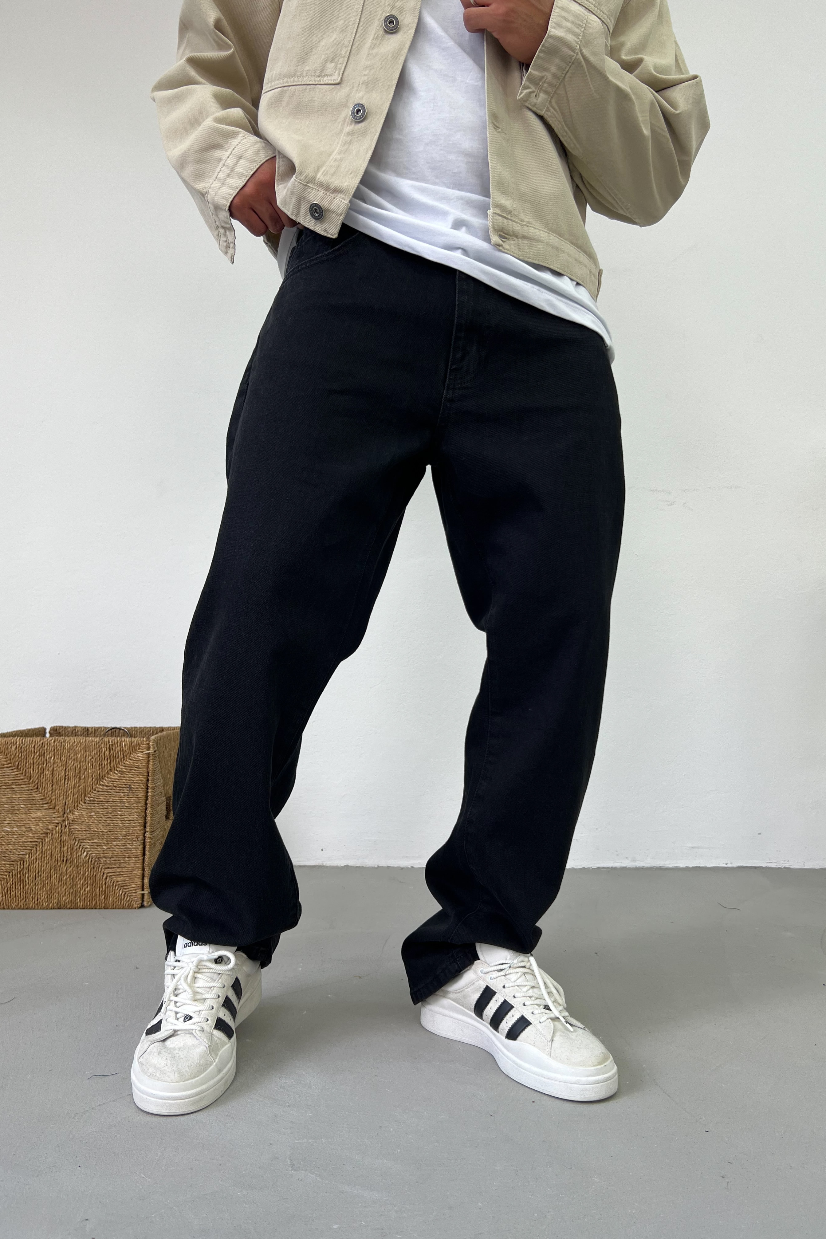 Siyah Baggy Pantolon 