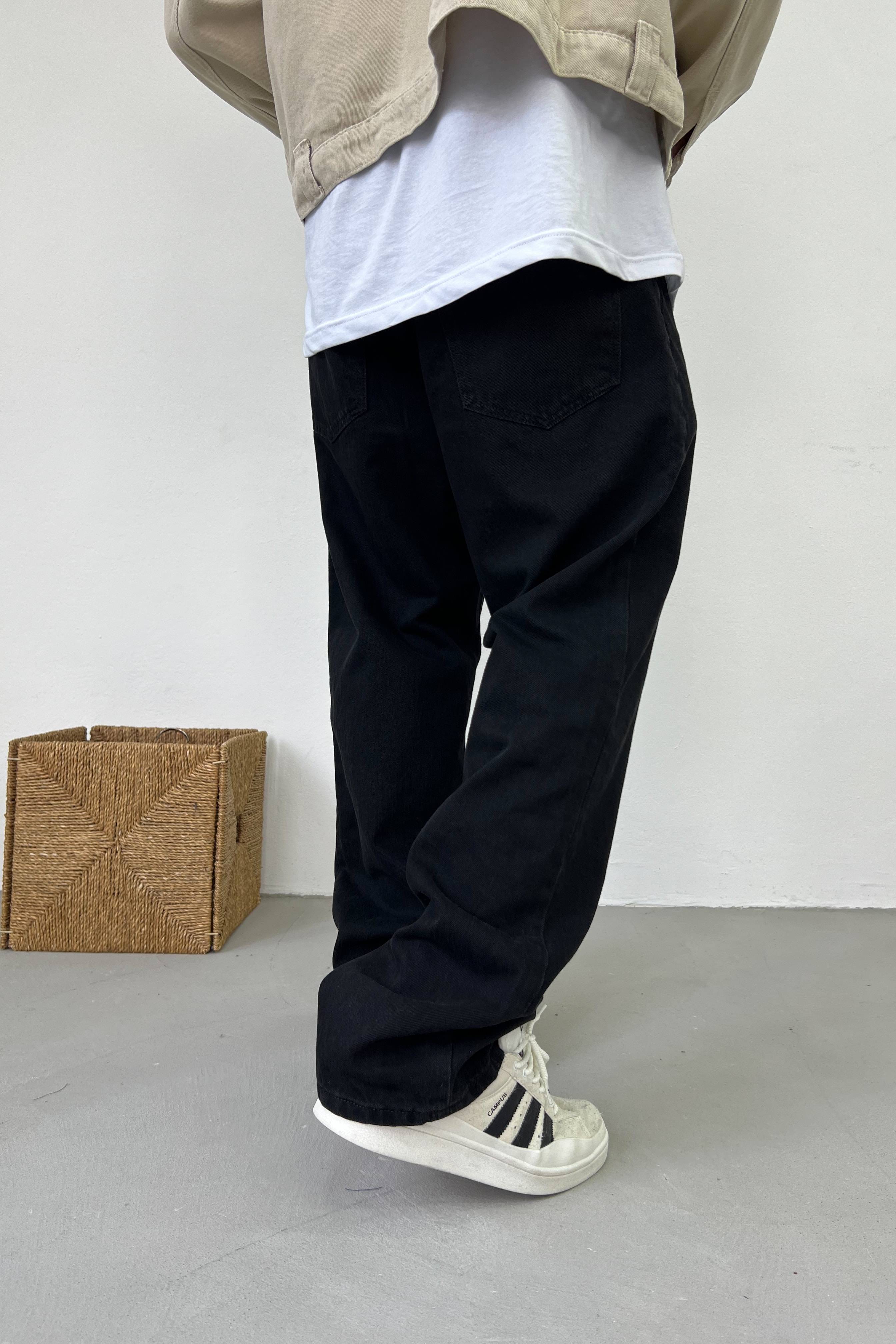 Siyah Baggy Pantolon 