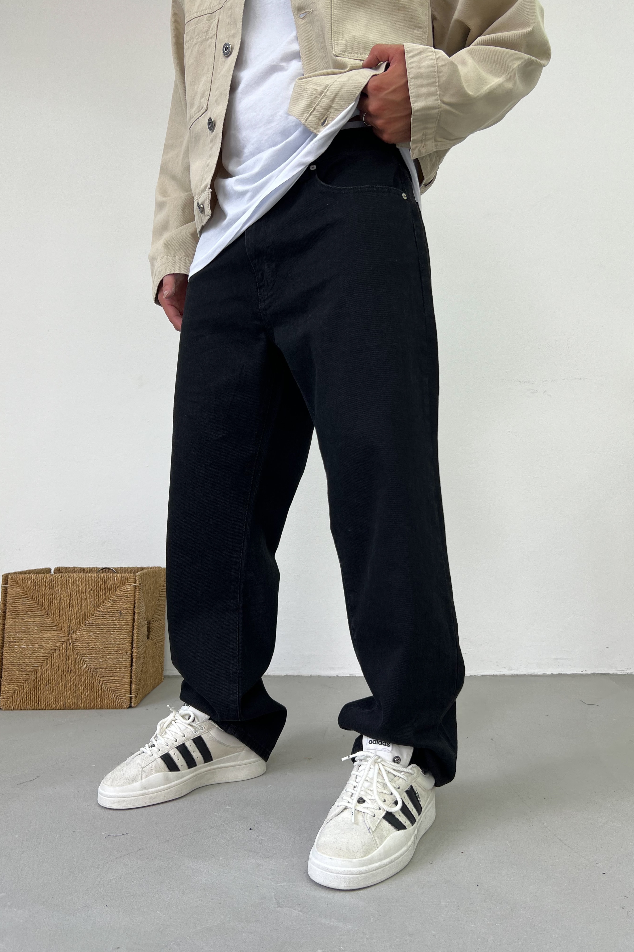 Siyah Baggy Pantolon 