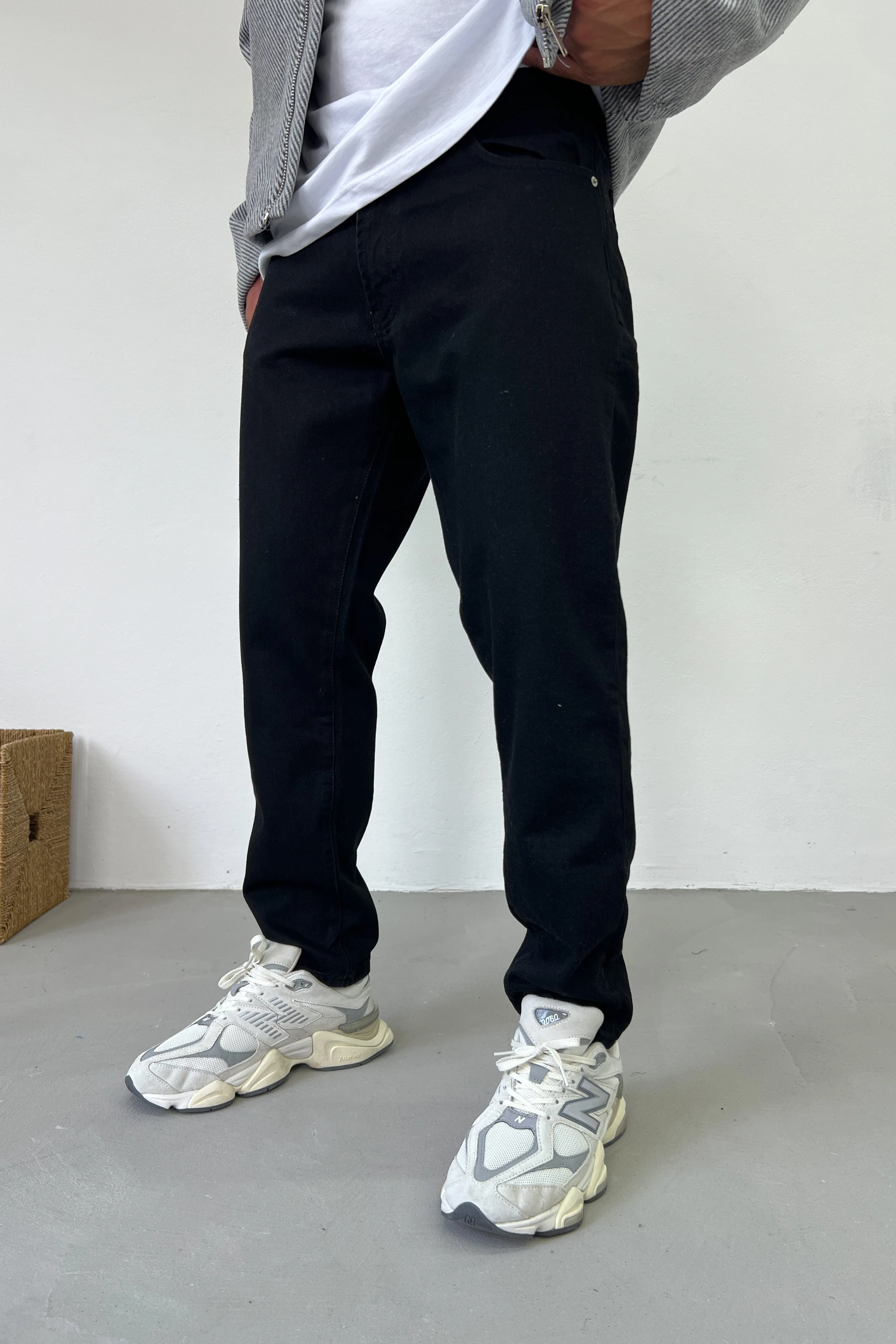 Siyah Boyfriend Pantolon