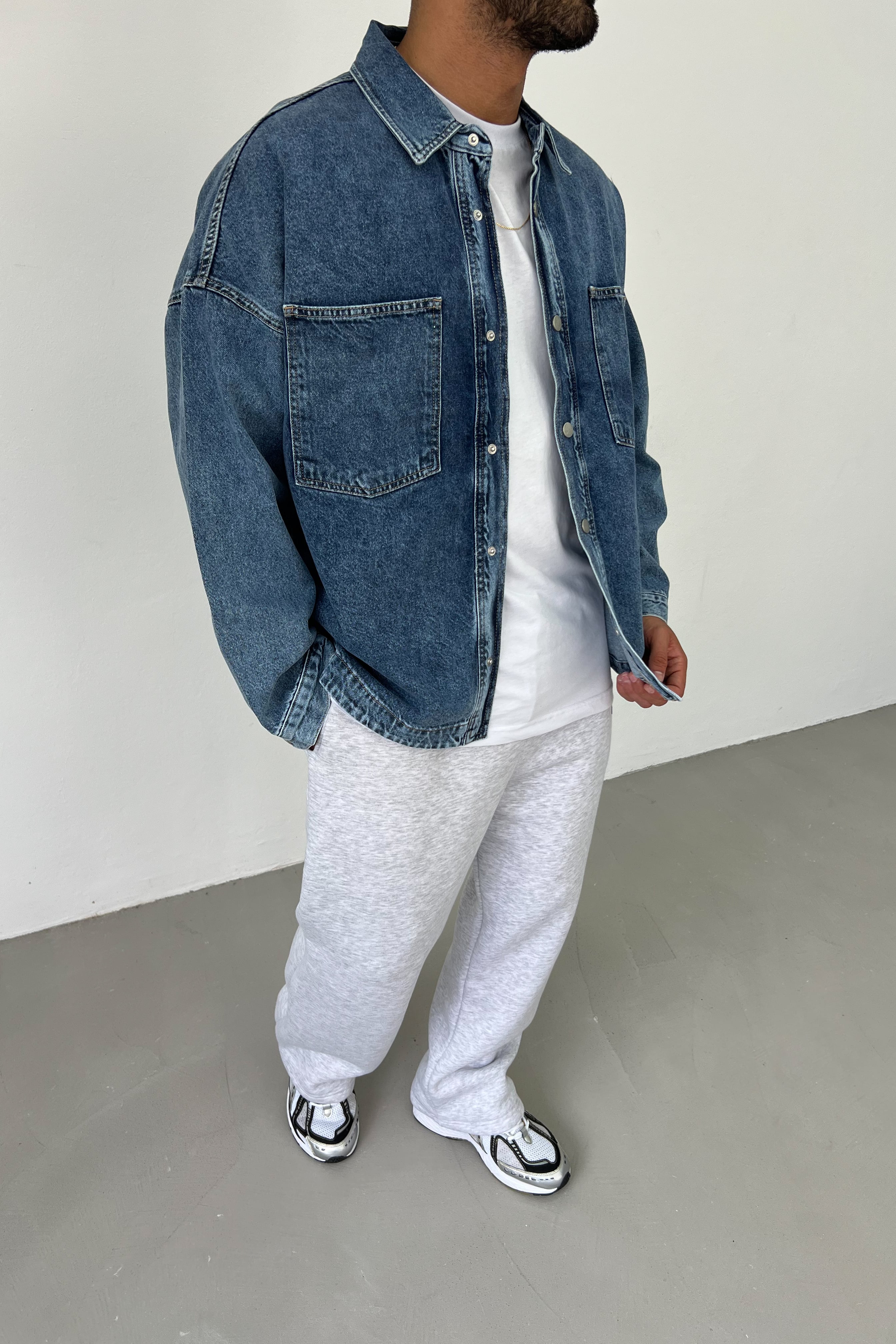 Oversize Kot Gömlek 60-04