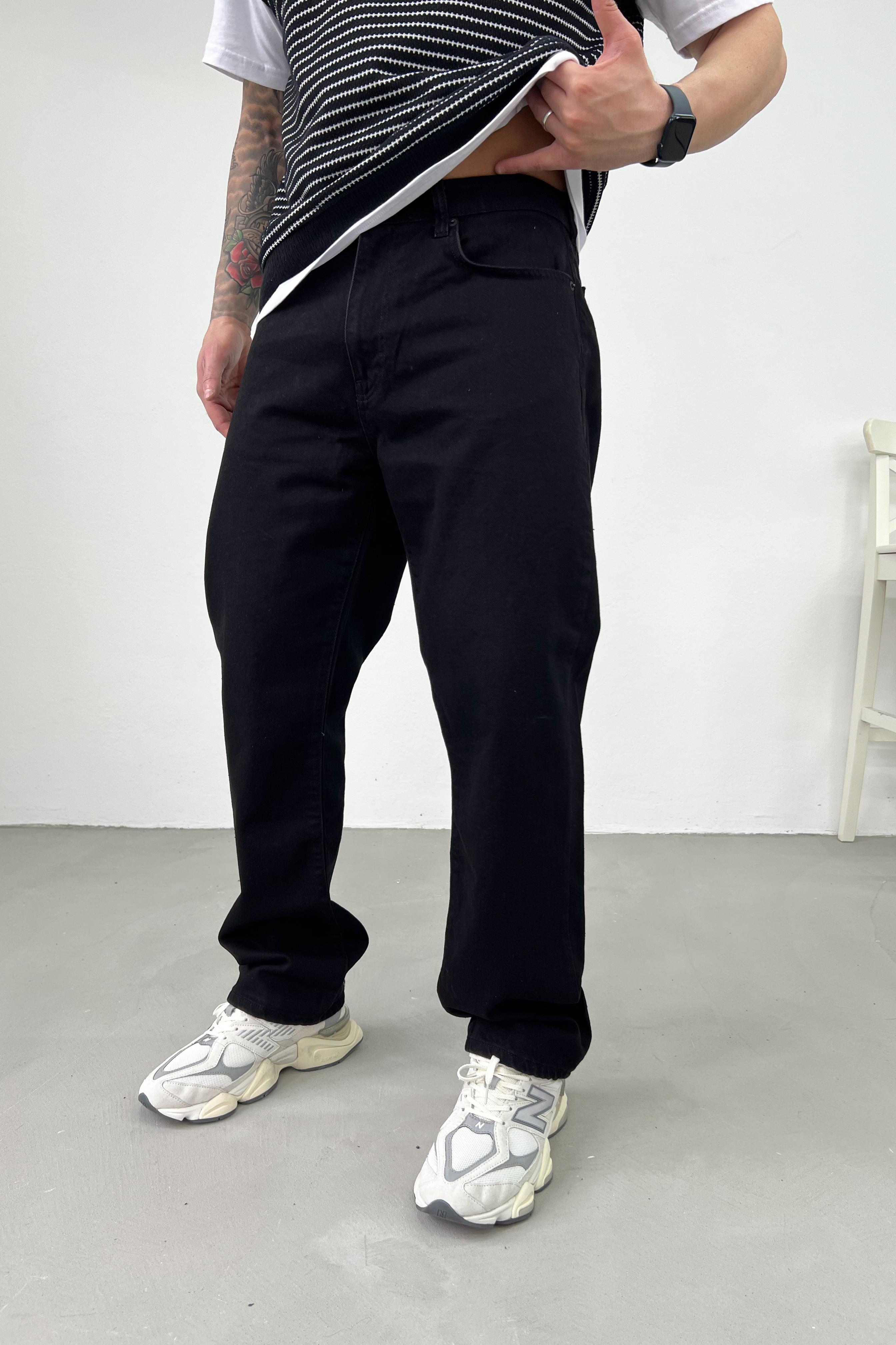 Siyah Baggy Pantolon 