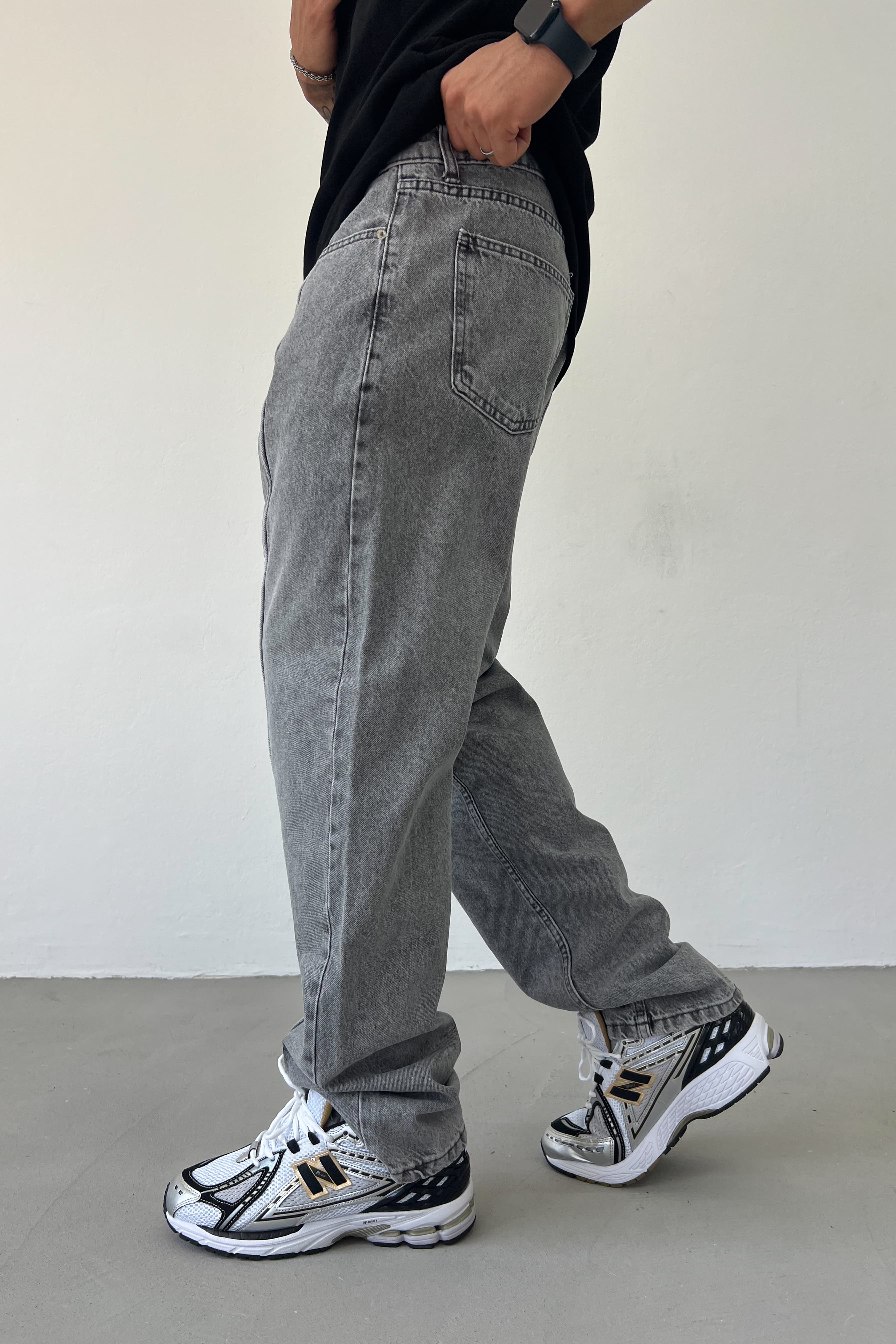 Dikiş Detaylı Baggy Pantolon 2947