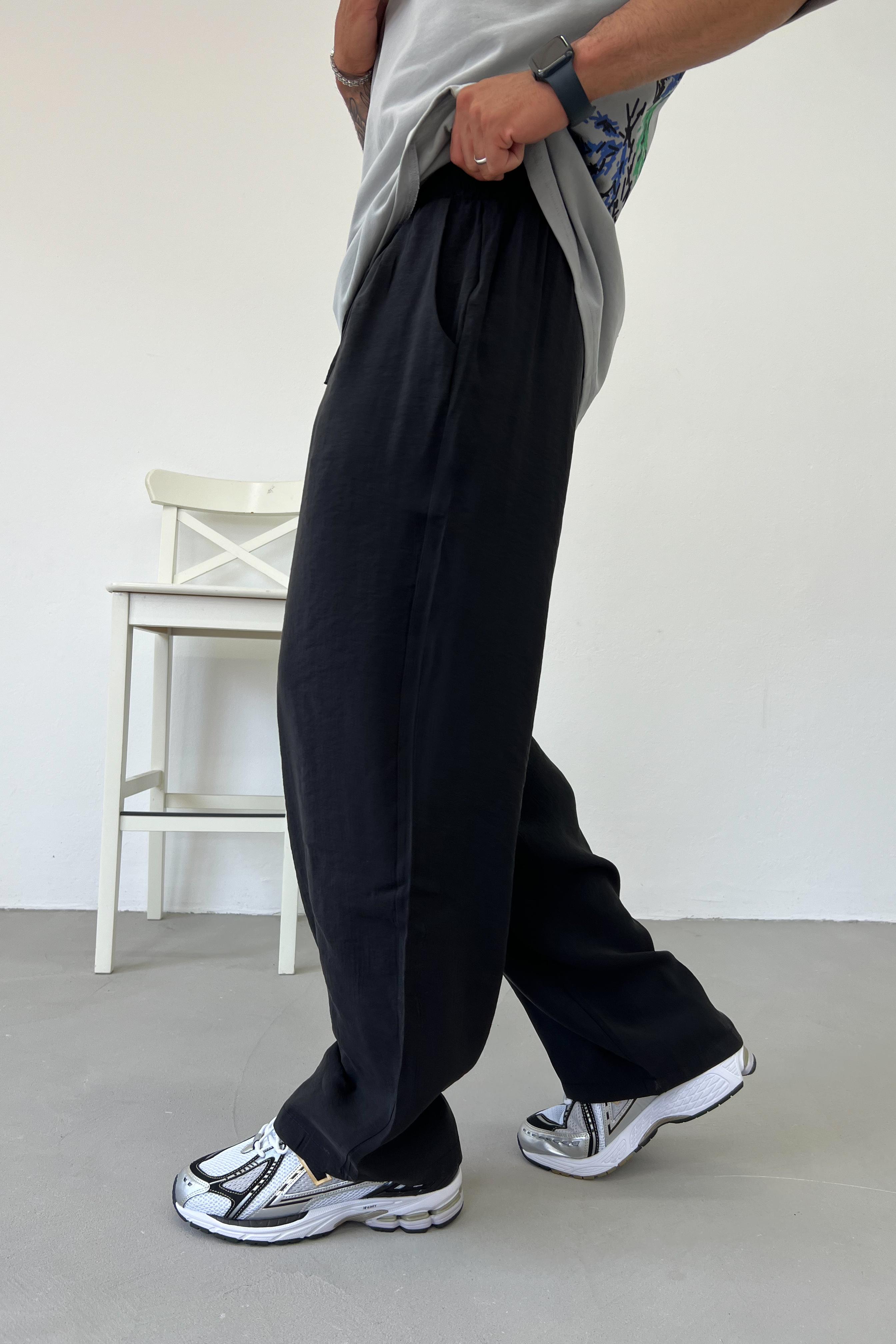 Tensel Kumaş Baggy Pantolon 80-18