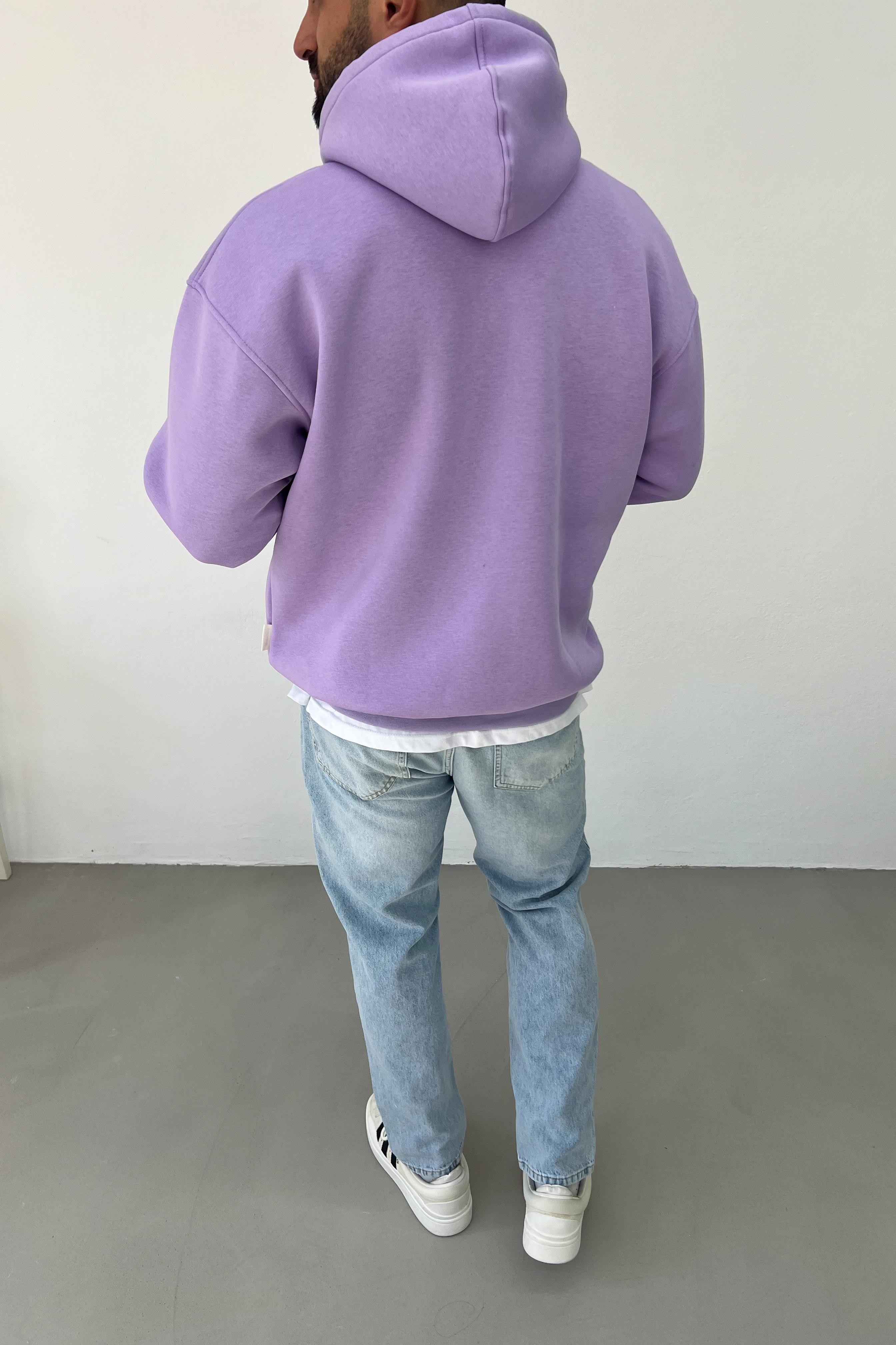 Lila Basic Oversize Sweatshirt 1400