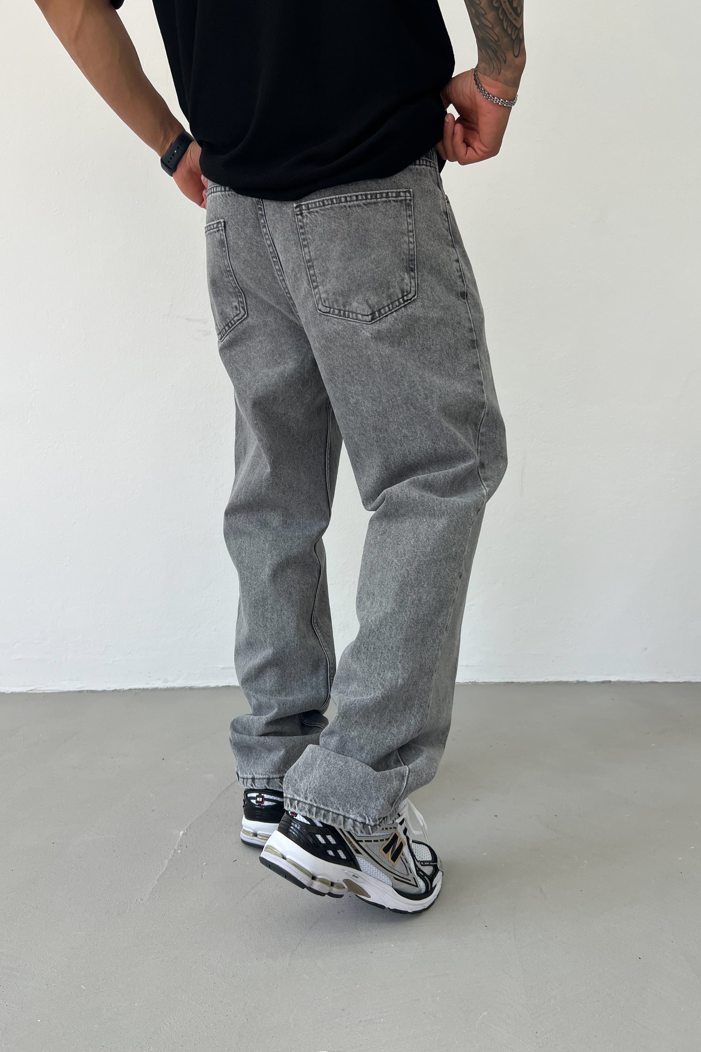 Dikiş Detaylı Baggy Pantolon 2947