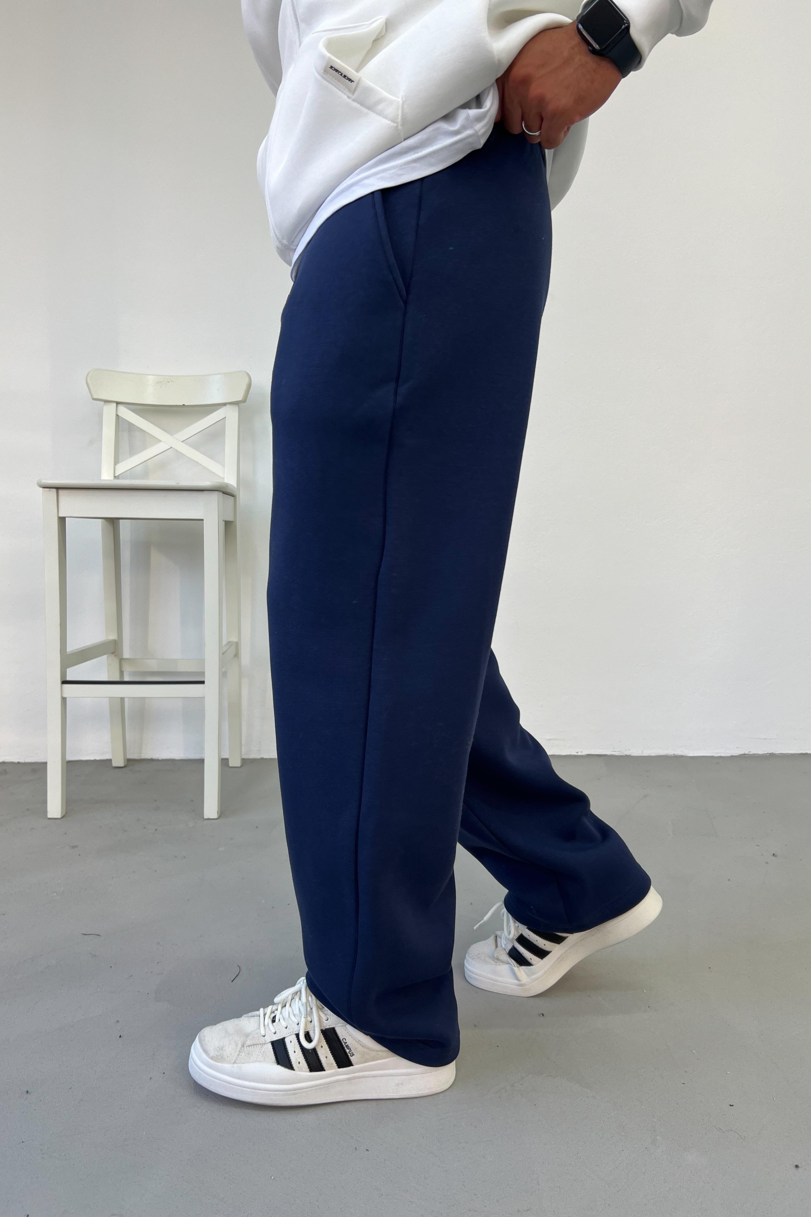 Lacivert Basic Baggy Eşofman 83