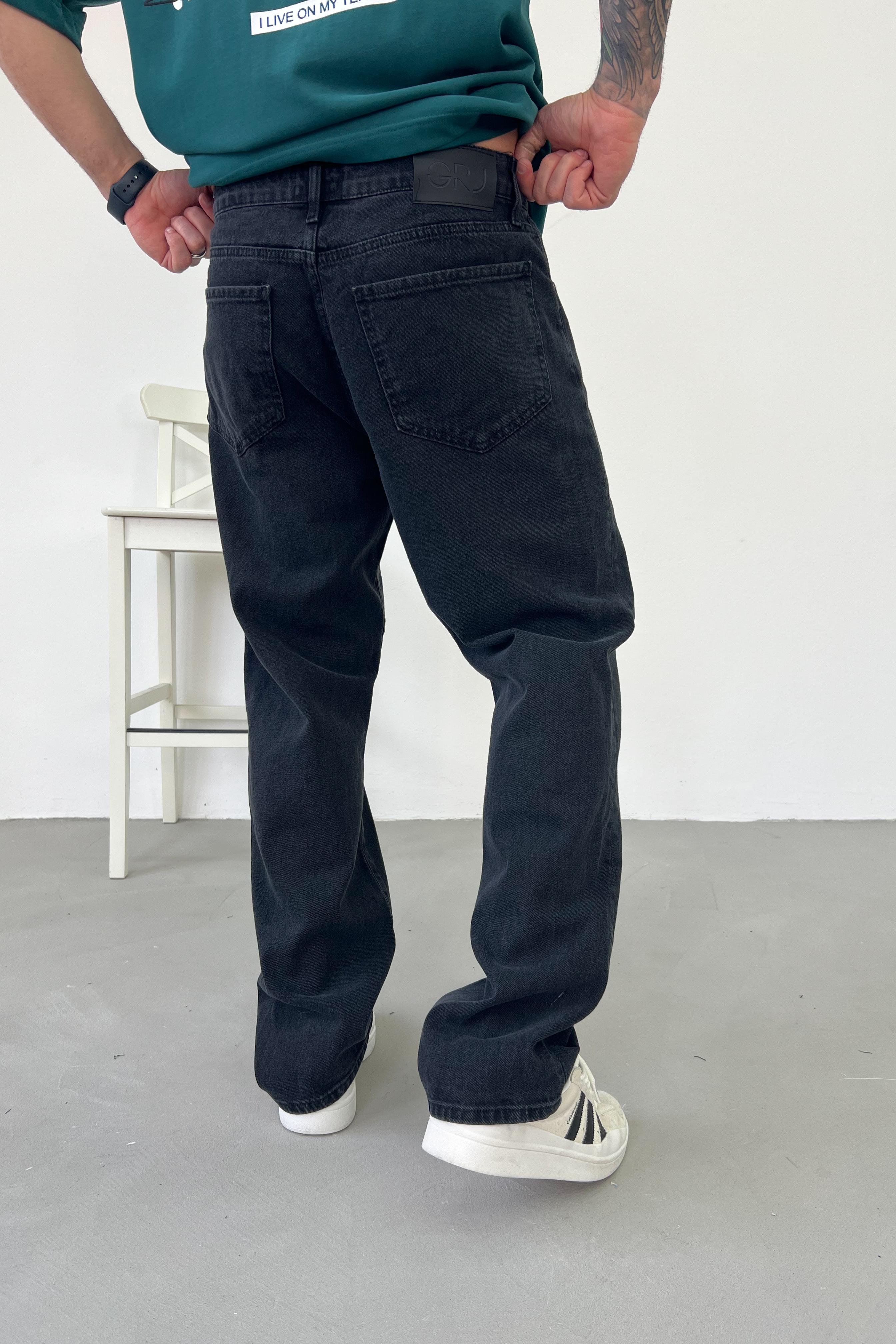 Füme Baggy Pantolon 16728-2