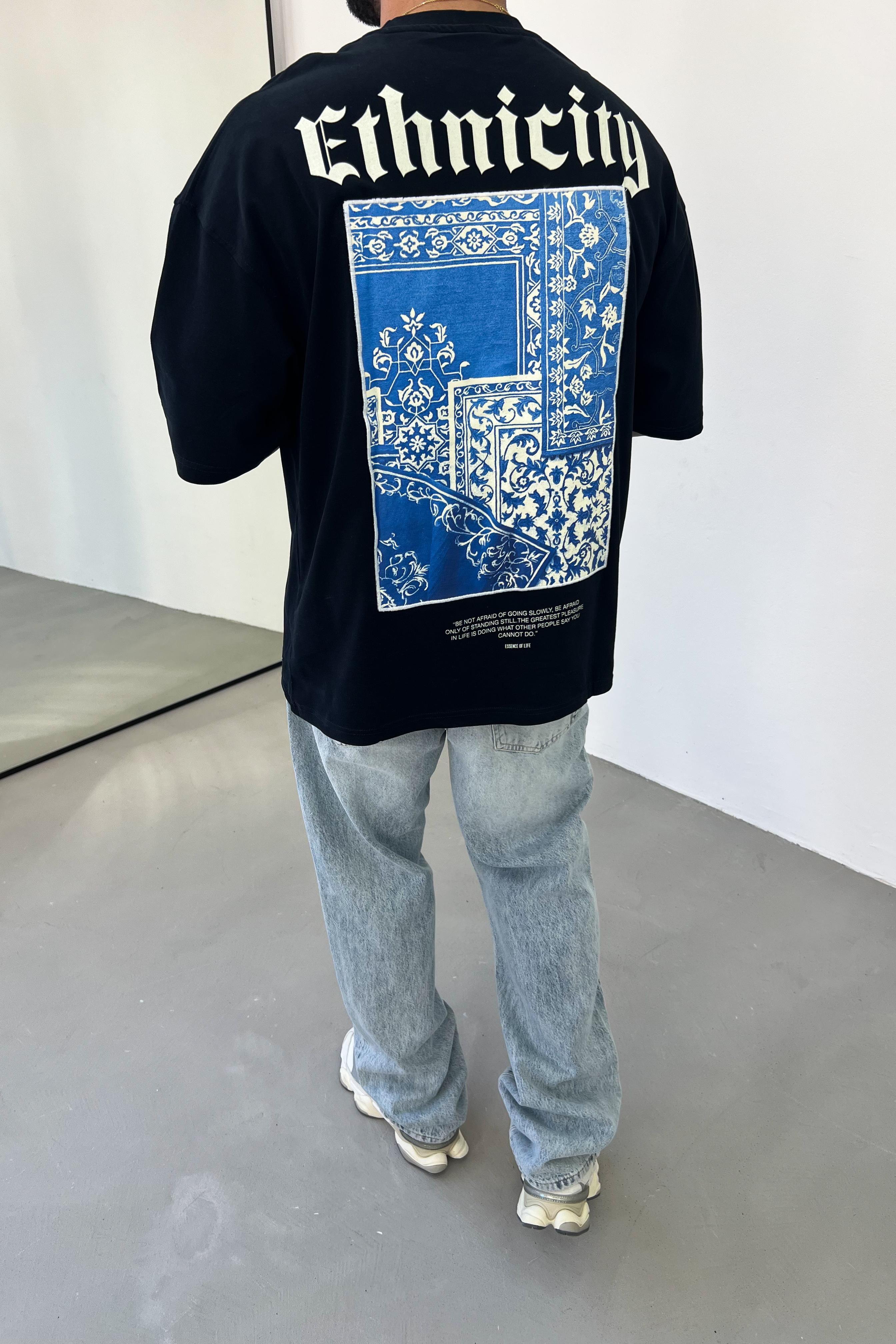 Ethnicity Sırt Baskılı Oversize Tshirt 70-170