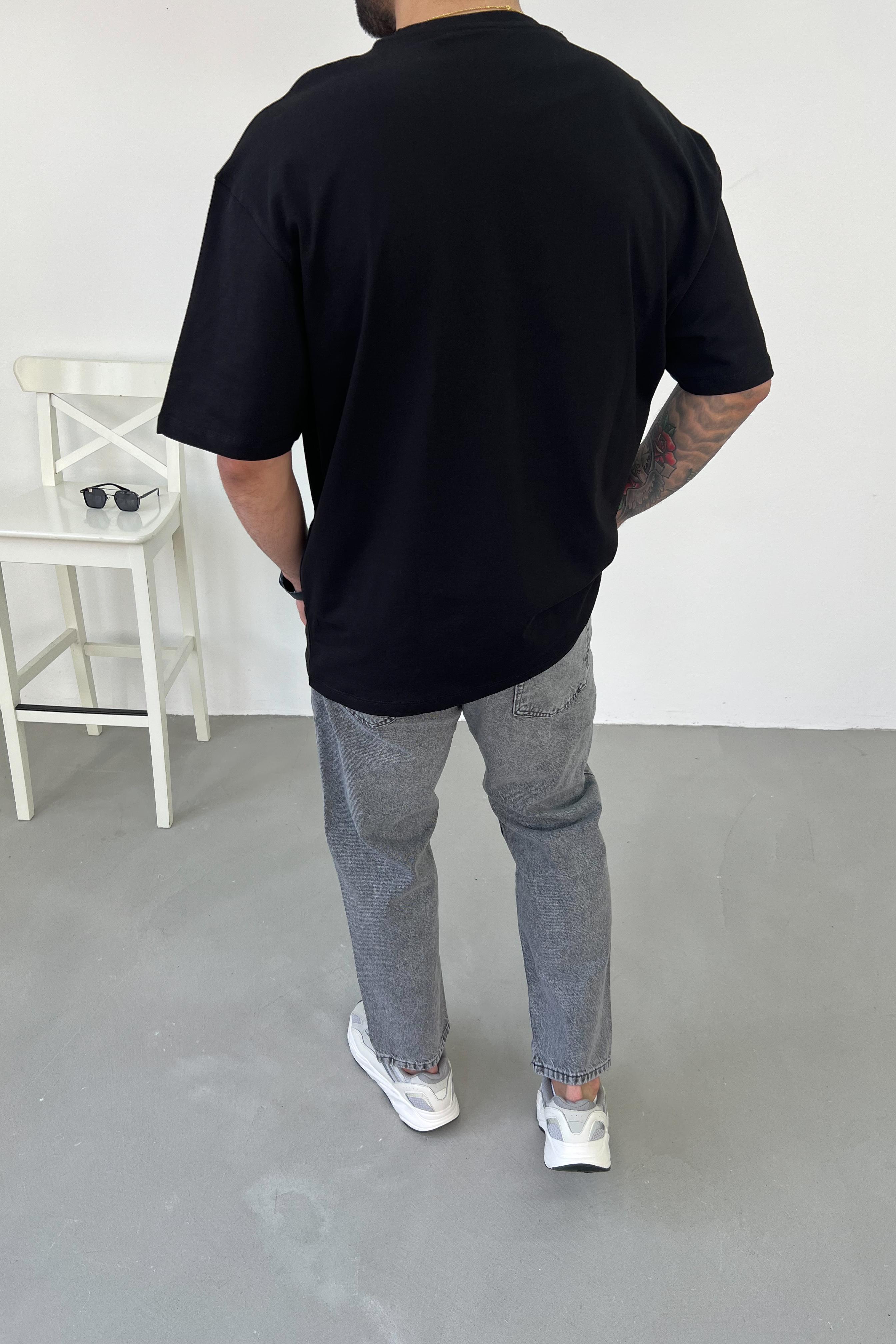Oversize Basic Kalın Tshirt 1010