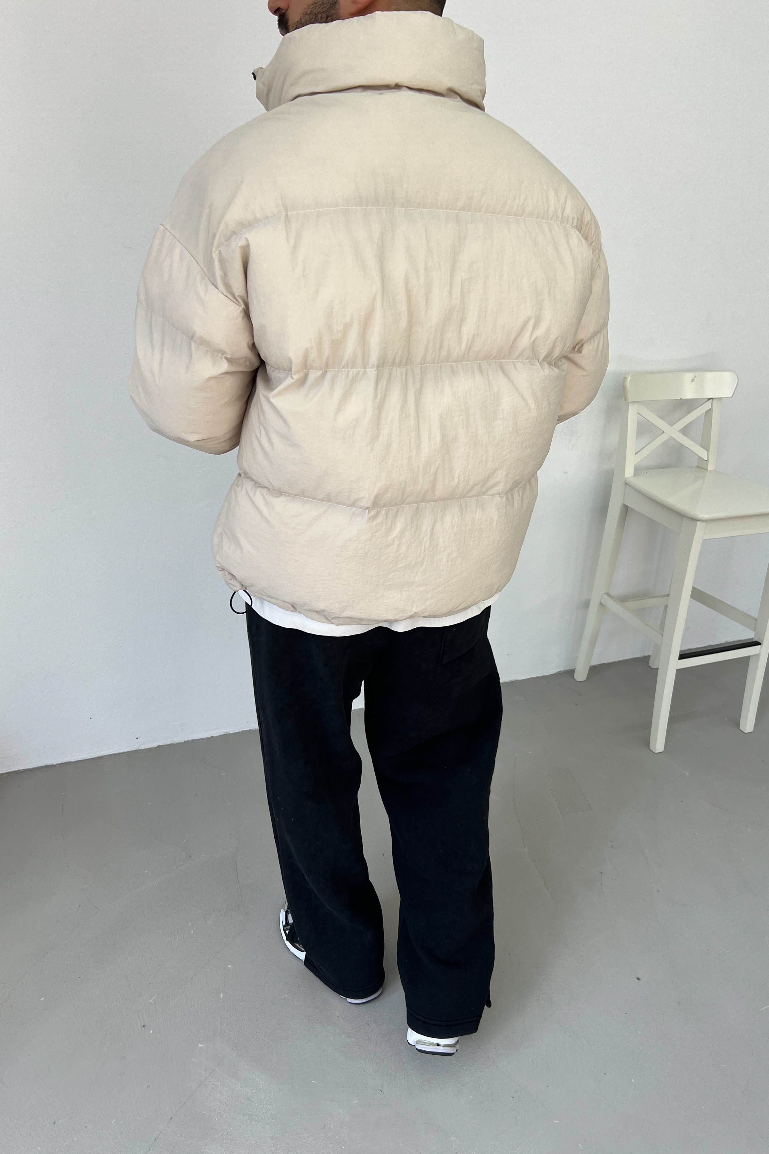 Oversize Basic Şişme Mont 0090