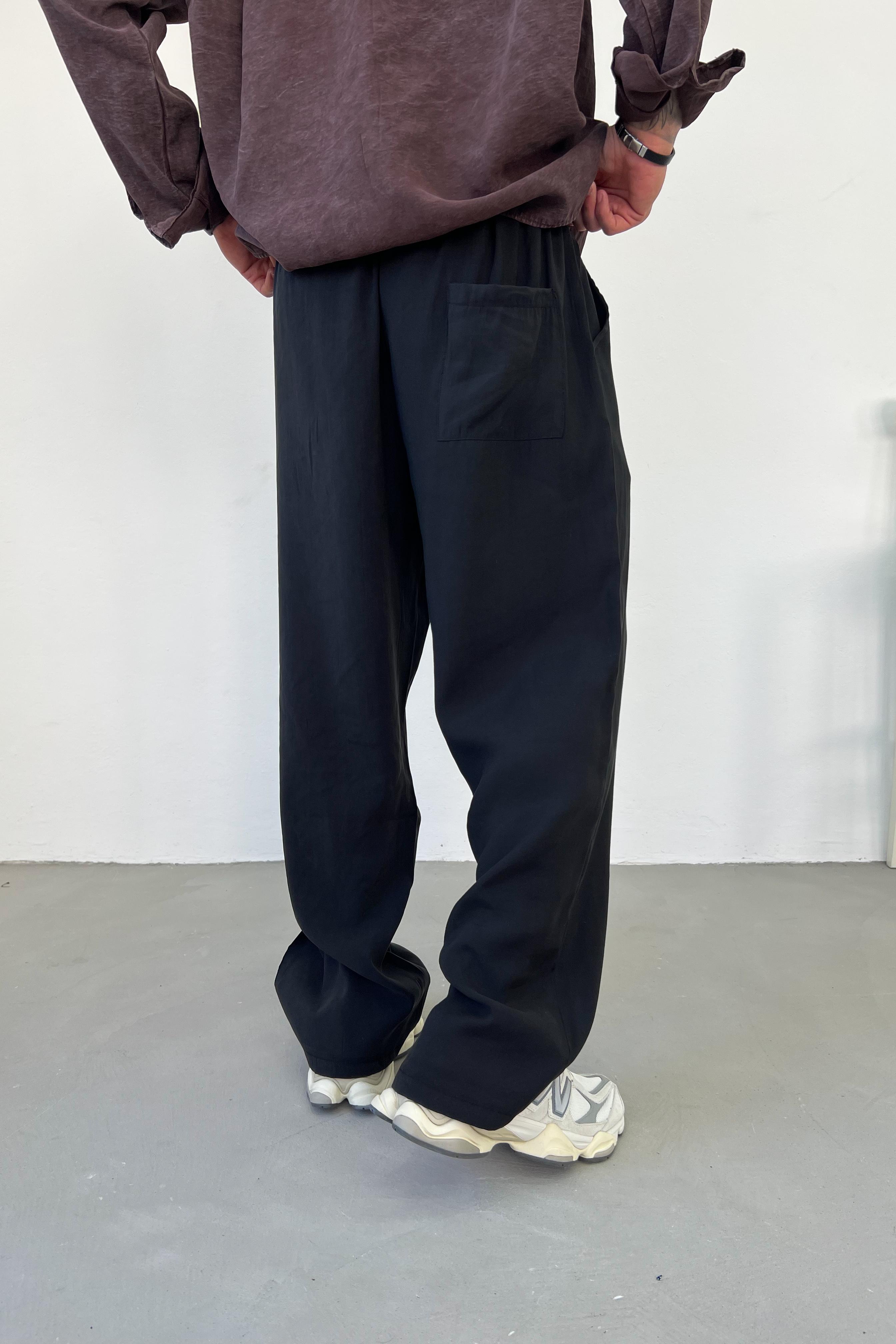Tensel Kumaş Baggy Pantolon 40-19