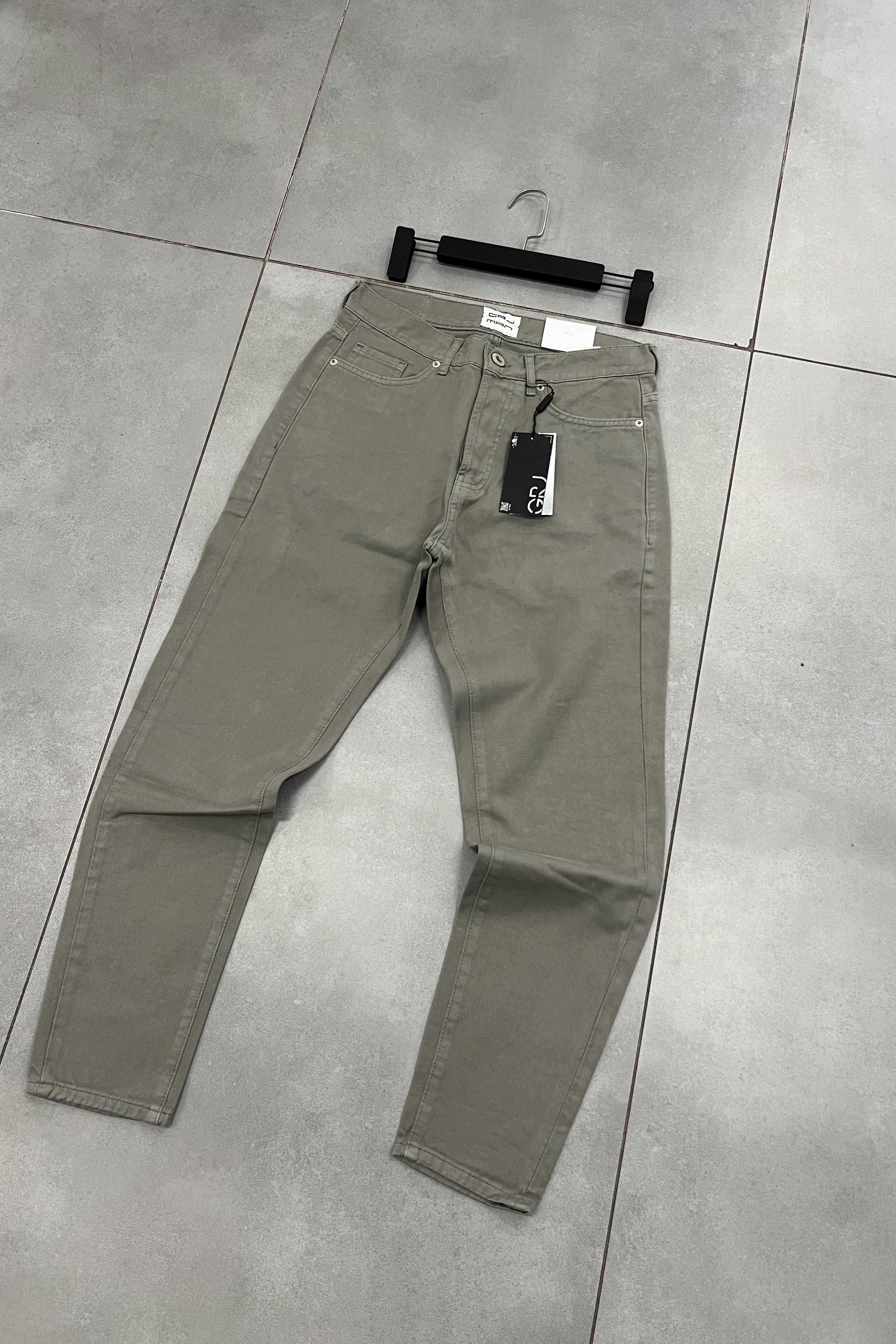 Antik Yeşil Boyfriend Pantolon 15689