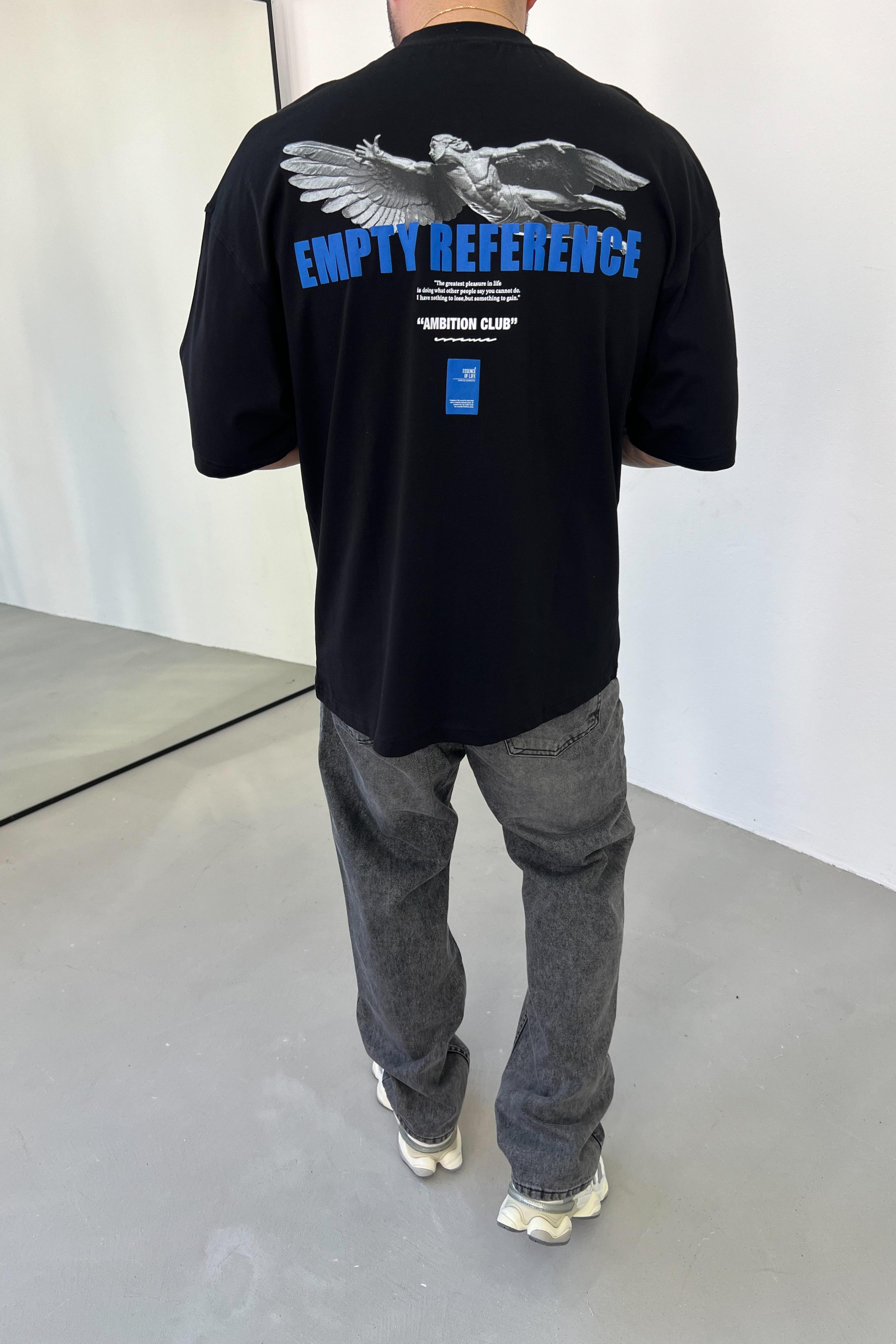 Empty Reference Baskılı Oversize Tshirt 70-131