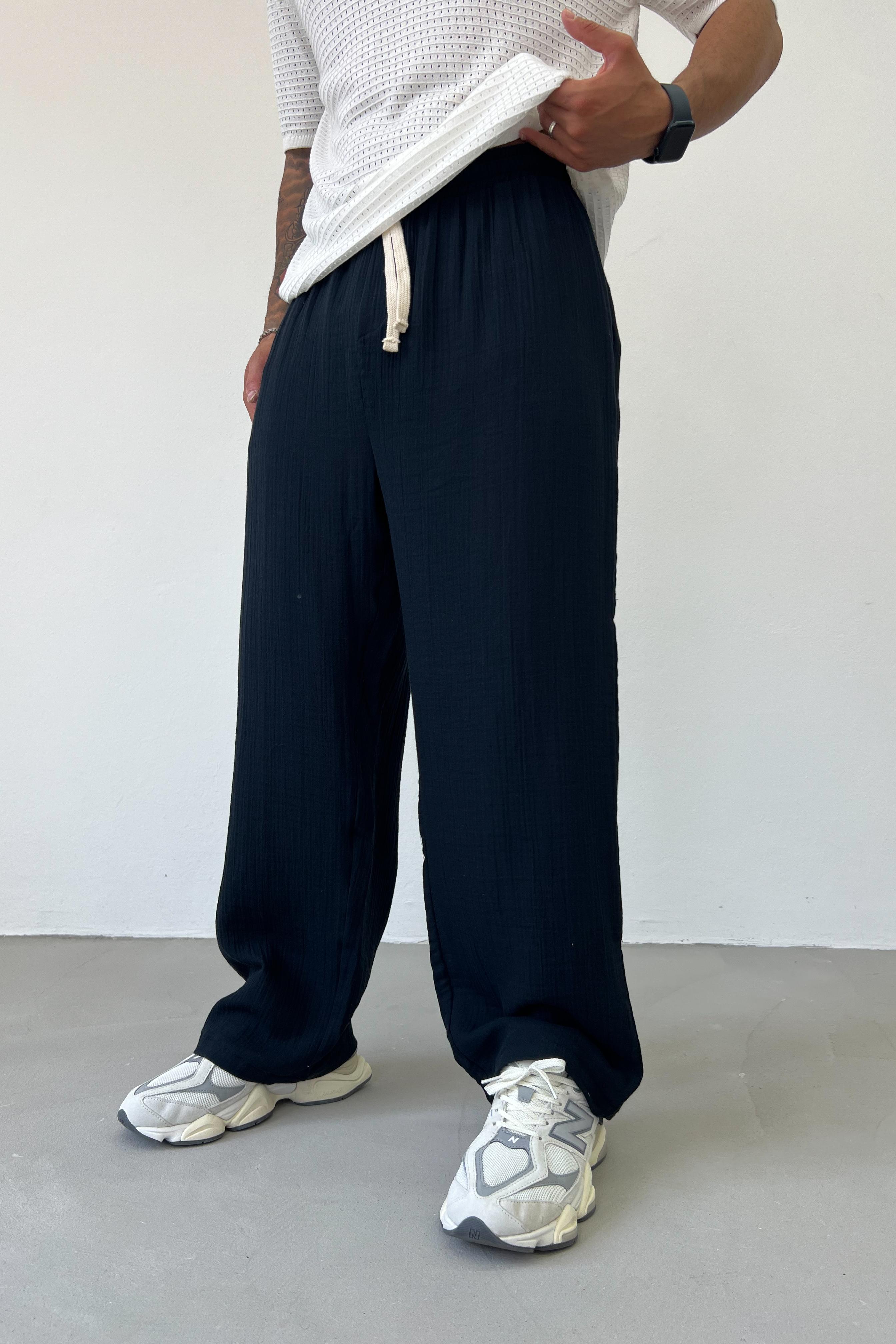 Müslin Kumaş Baggy Pantolon 40-25