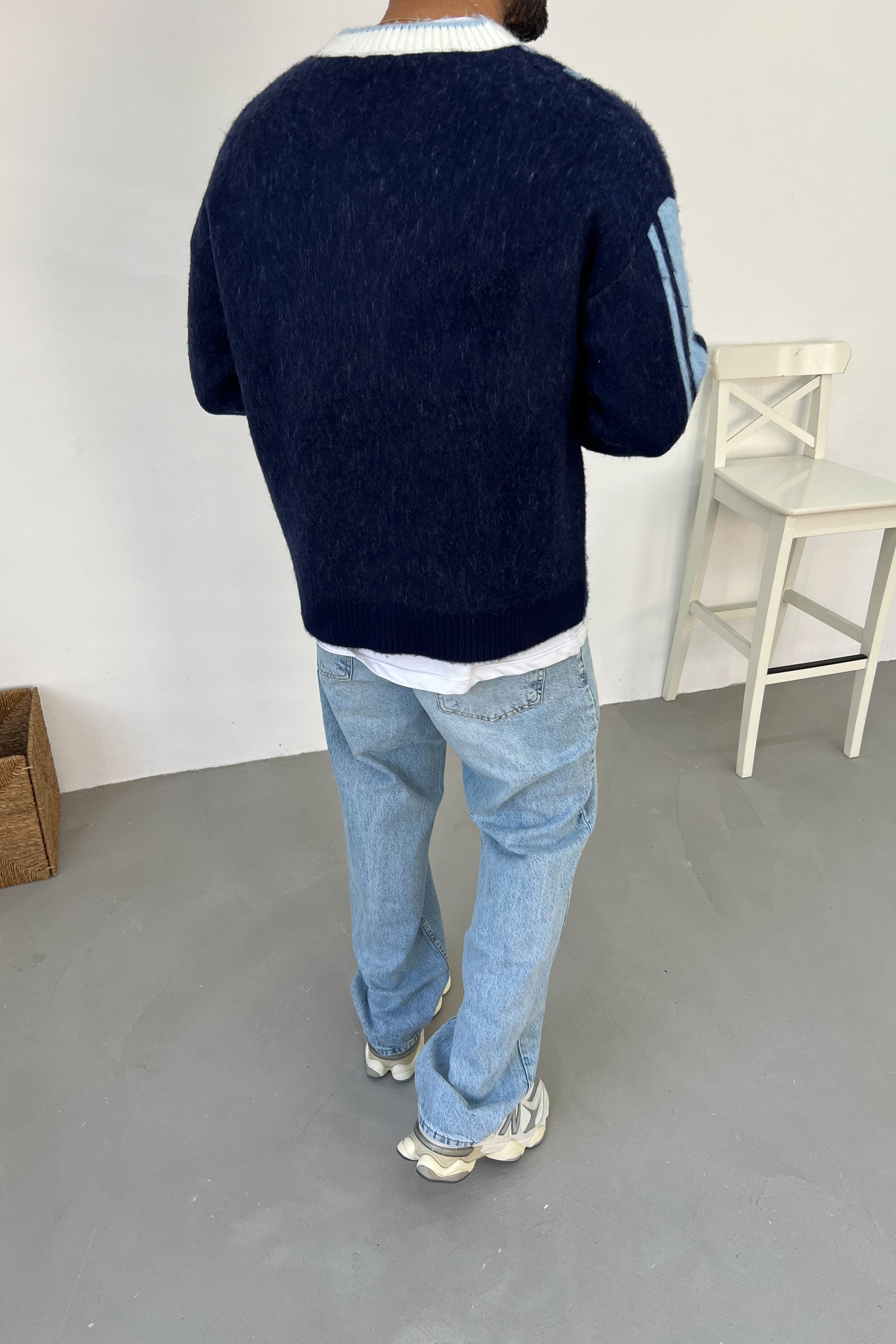 Selected Yazılı Oversize Triko 1001