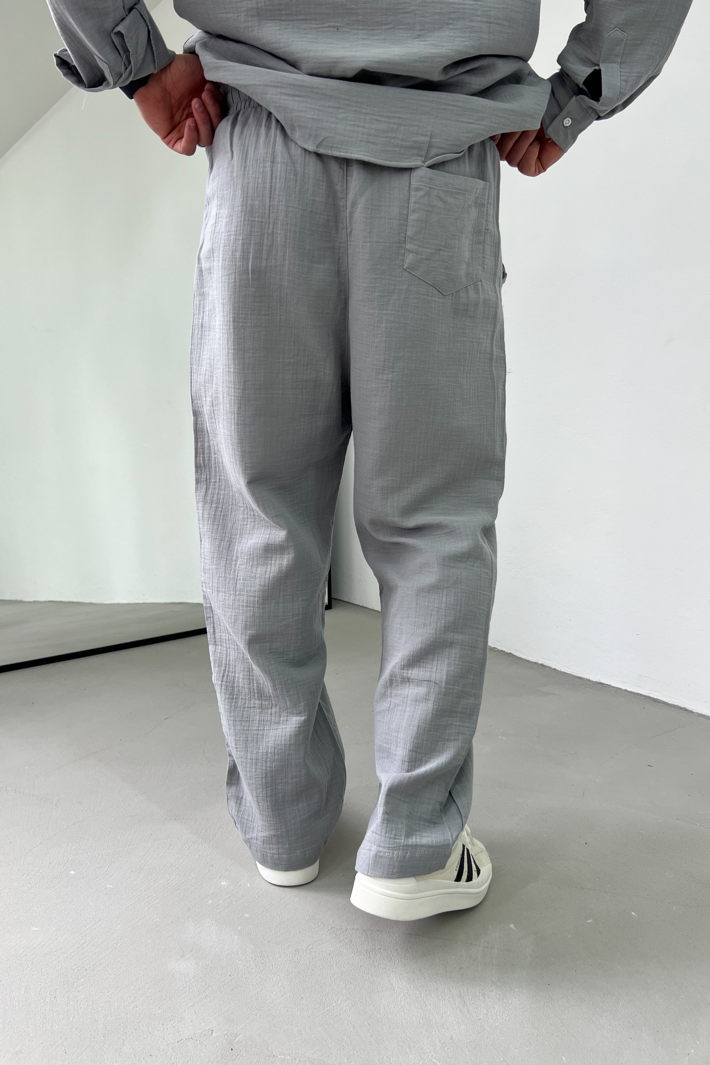 Müslin Kumaş Baggy Pantolon 25003