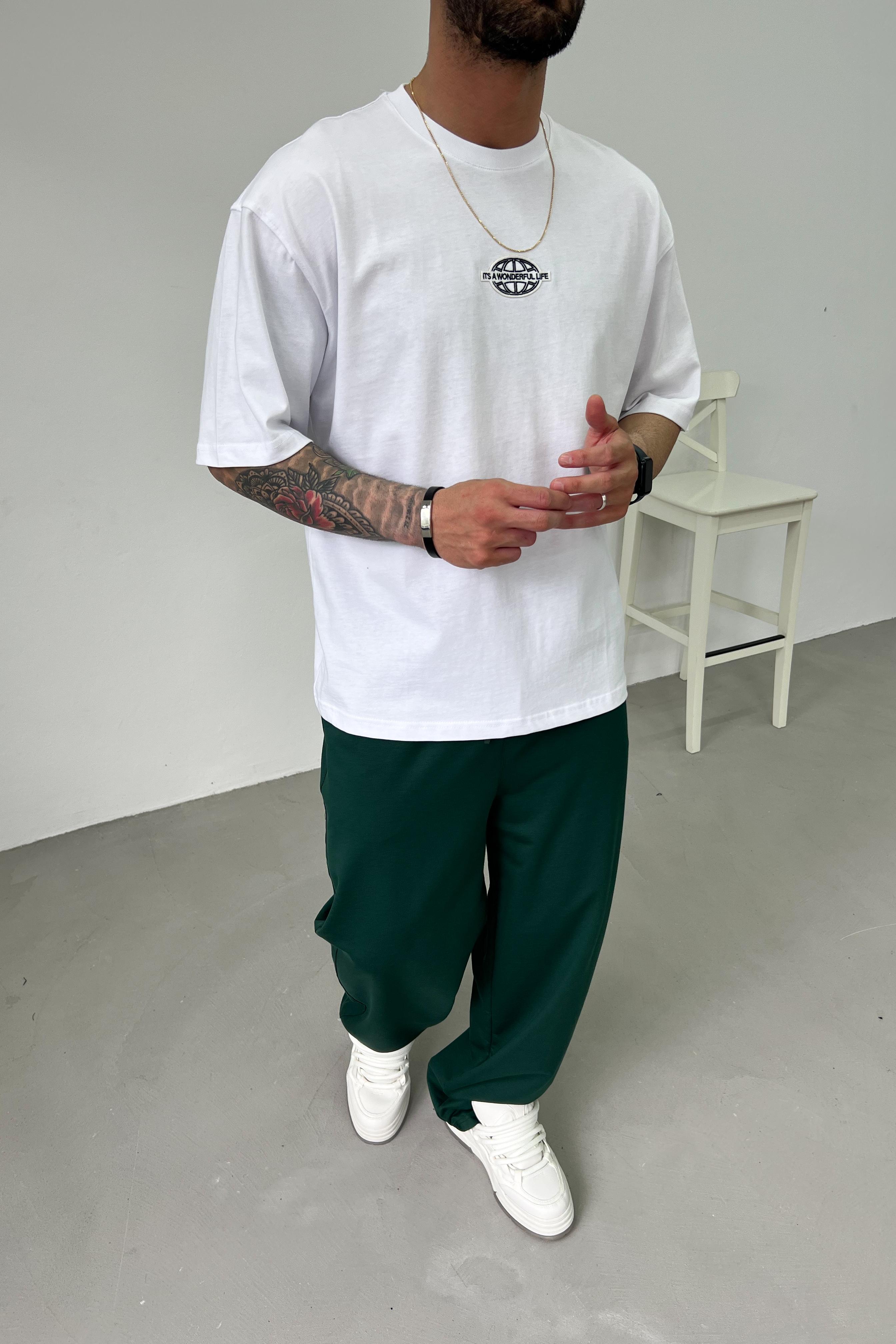 Wonderfull Nakışlı Oversize Tshirt 25Y116