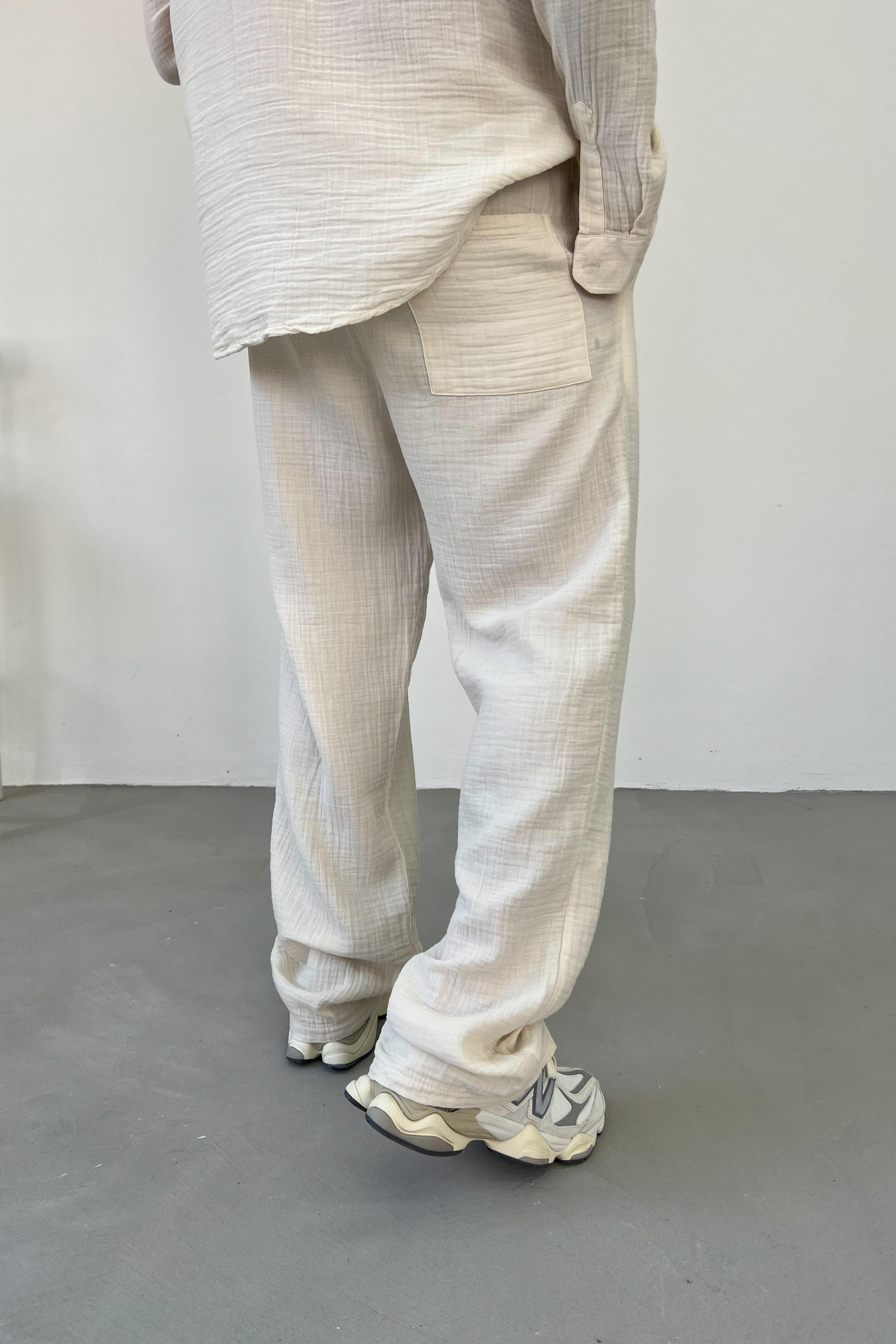 Müslin Kumaş Baggy Pantolon 5232