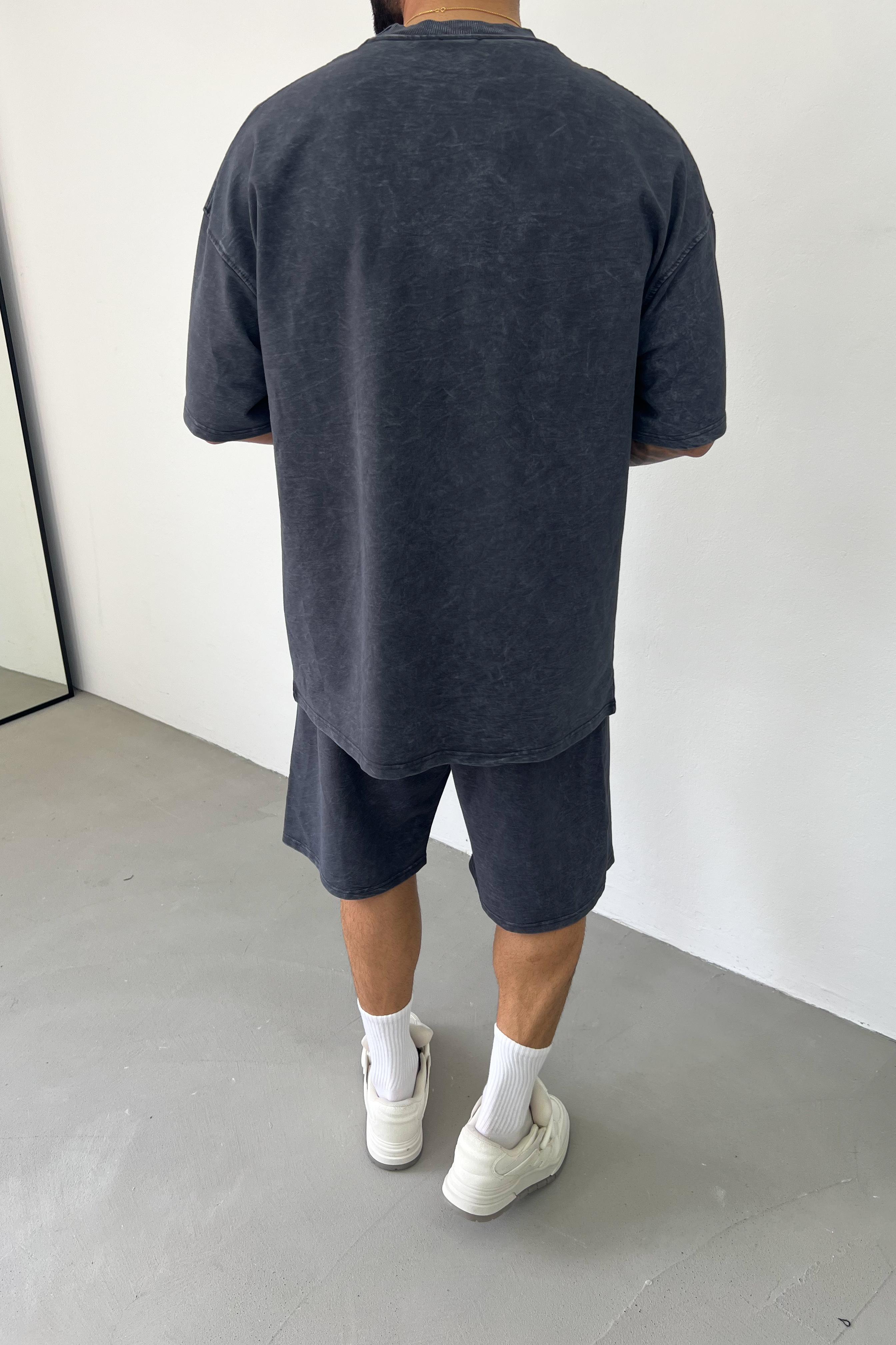 80 Baskılı Yıkamalı Oversize Tshirt 25Y192
