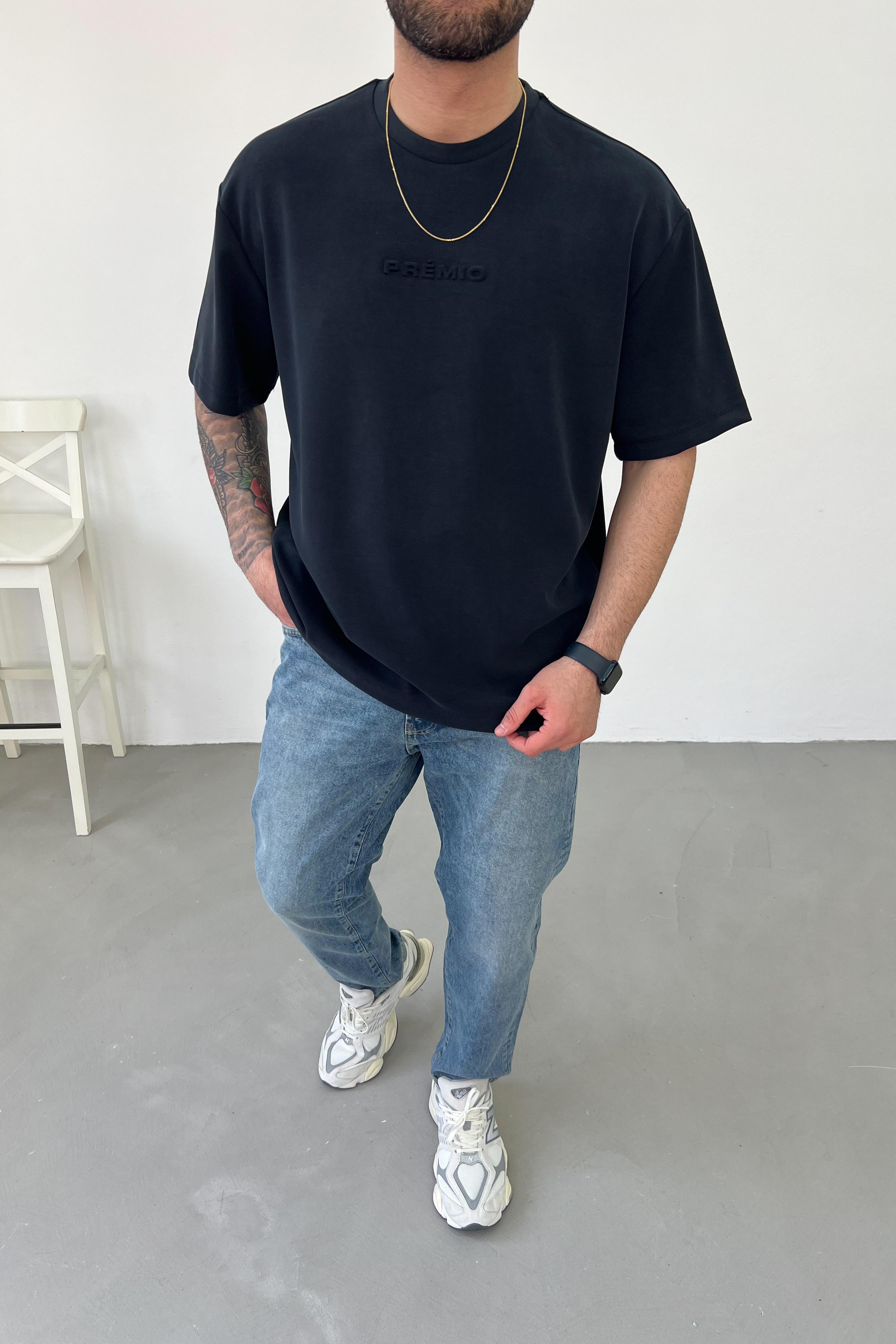 Oysho Kumaş Premio Baskılı Oversize Tshirt 1195