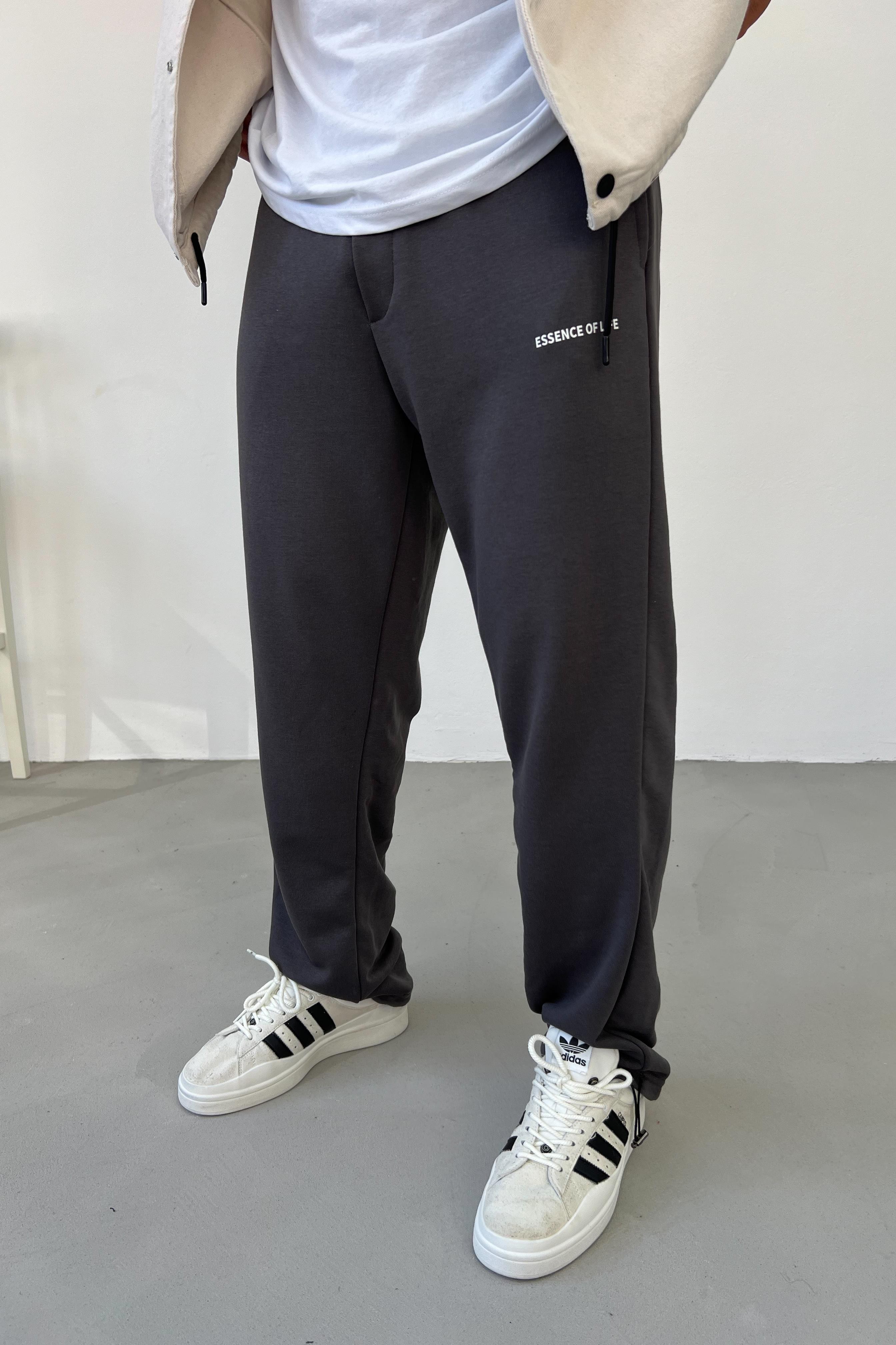 Füme Stoper Paça Baggy Eşofman 01