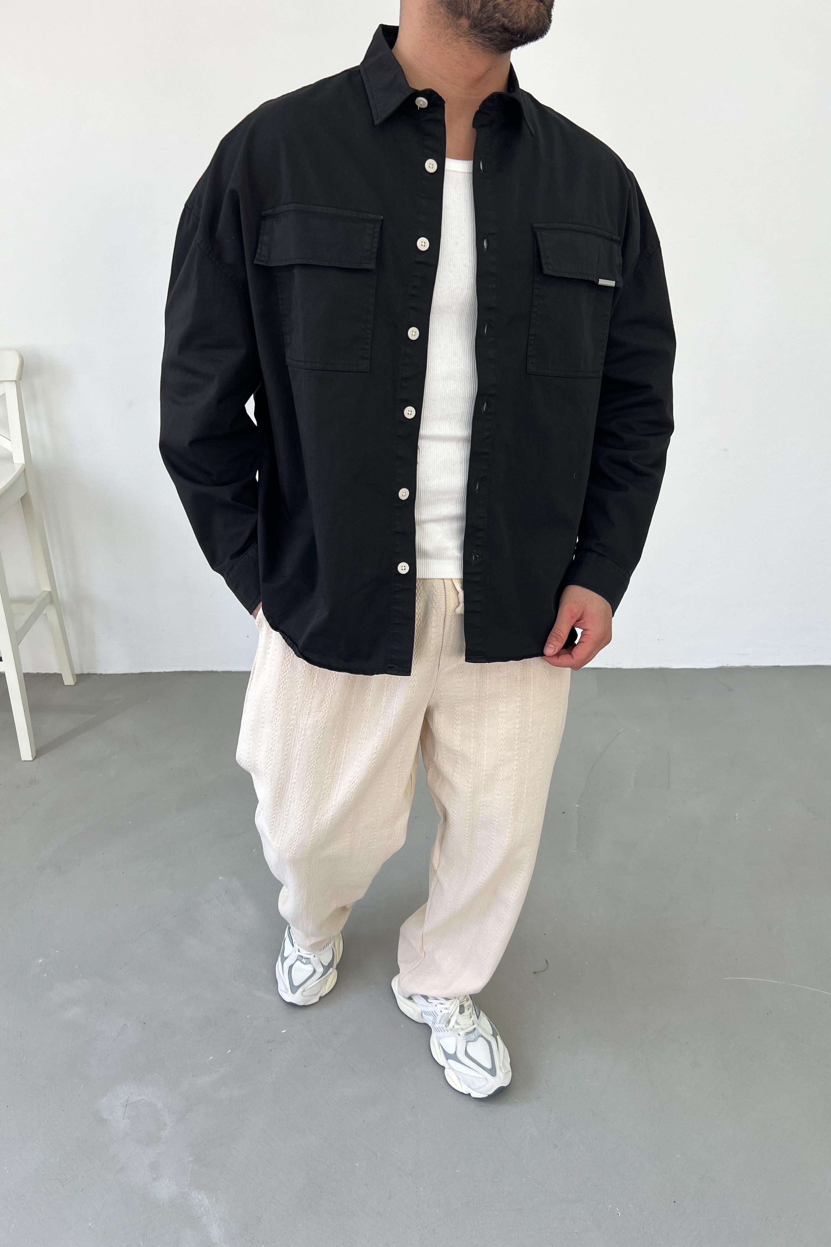 Gabardin Kumaş Oversize İnce Mevsimlik Ceket 1100