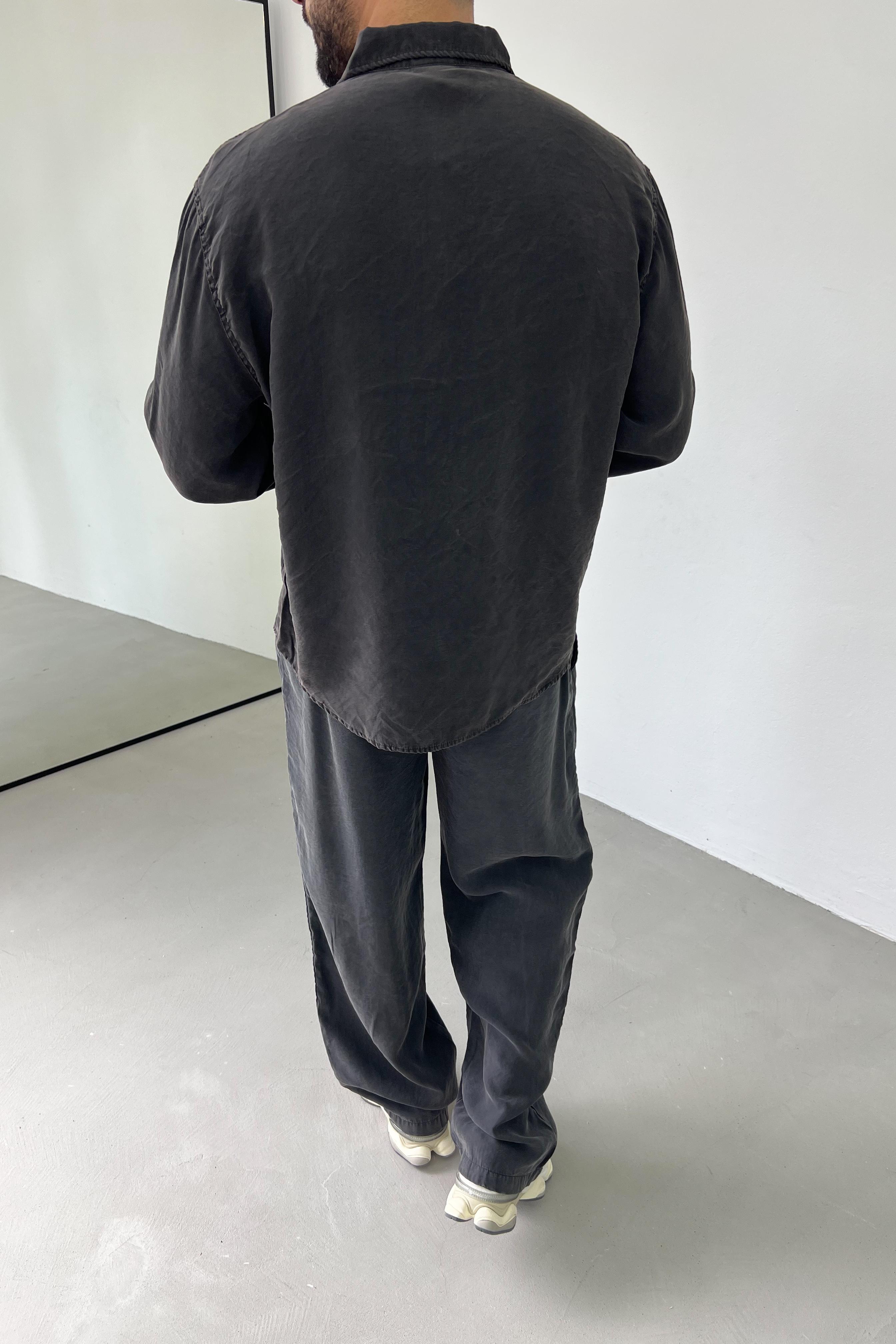 Modal Yıkamalı Oversize Gömlek 1170