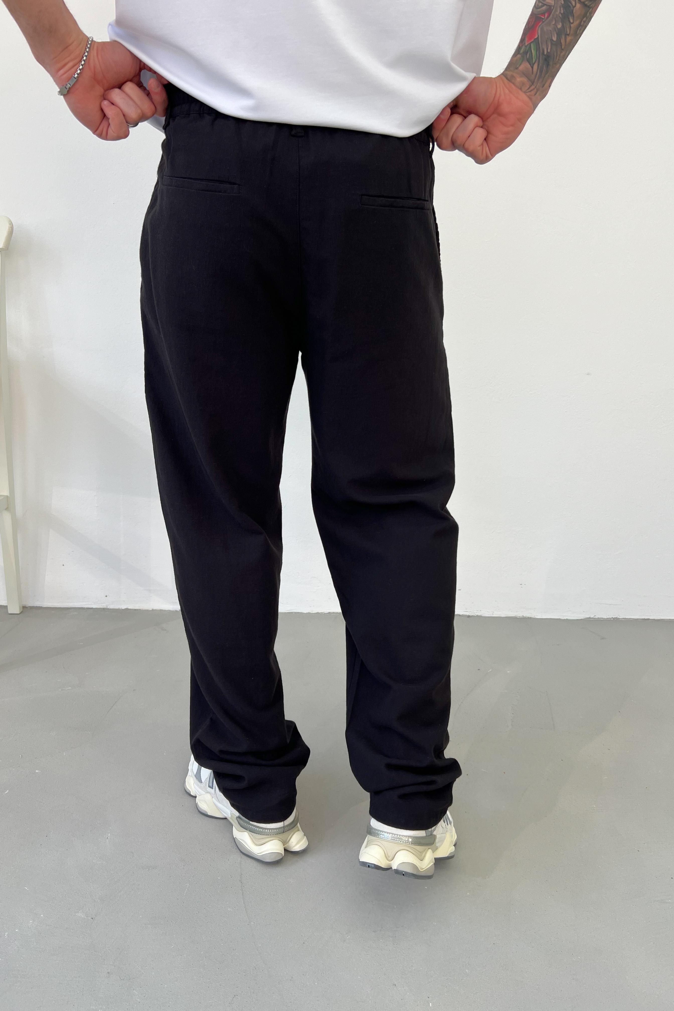 Pile Detaylı Gabardin Baggy Pantolon 5265