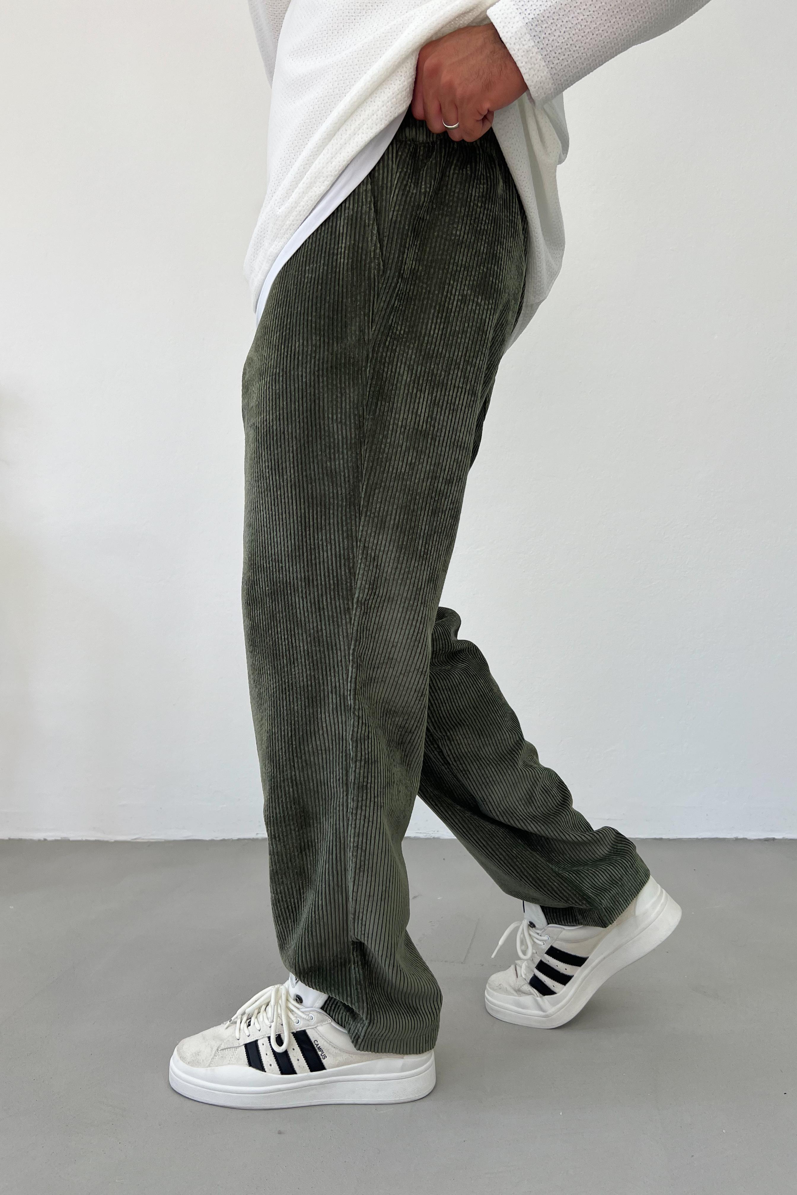 Kadife Baggy Pantolon 0013