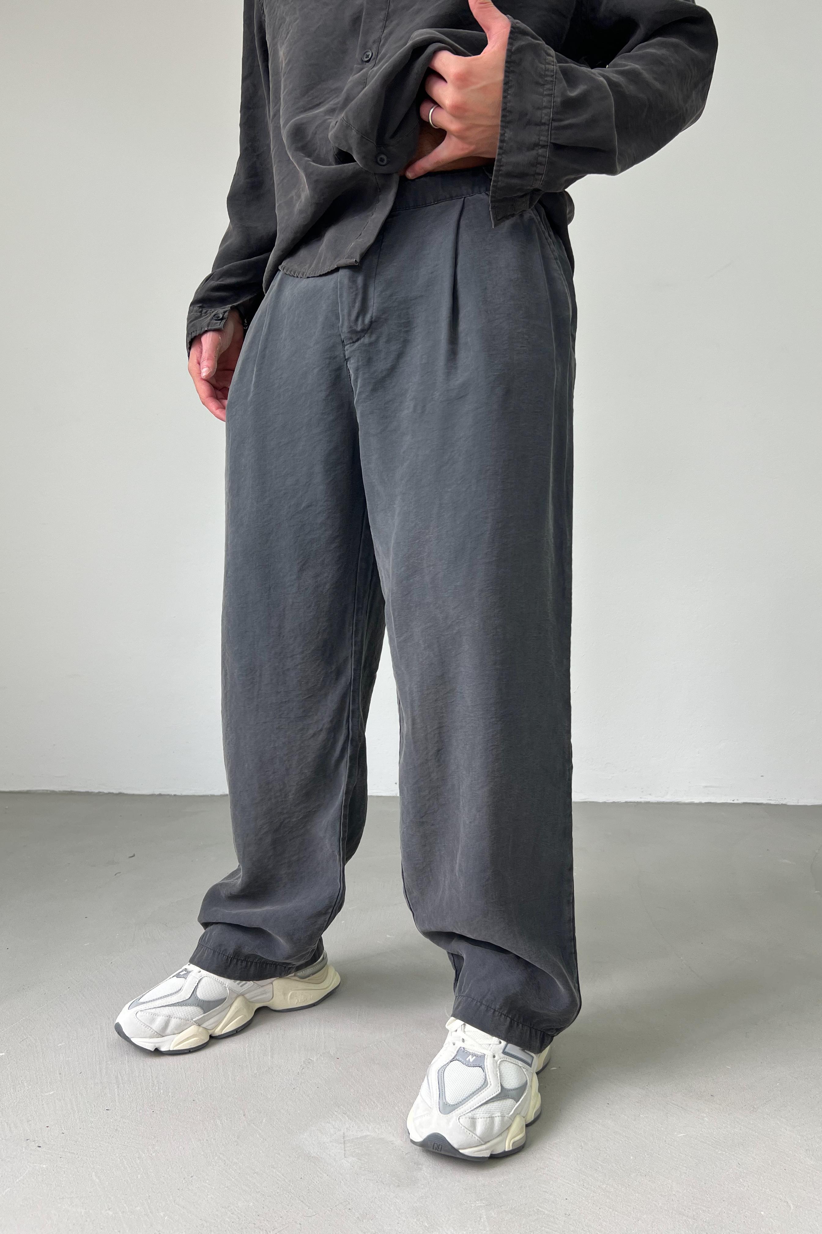 Modal Yıkamalı Baggy Pantolon 1171