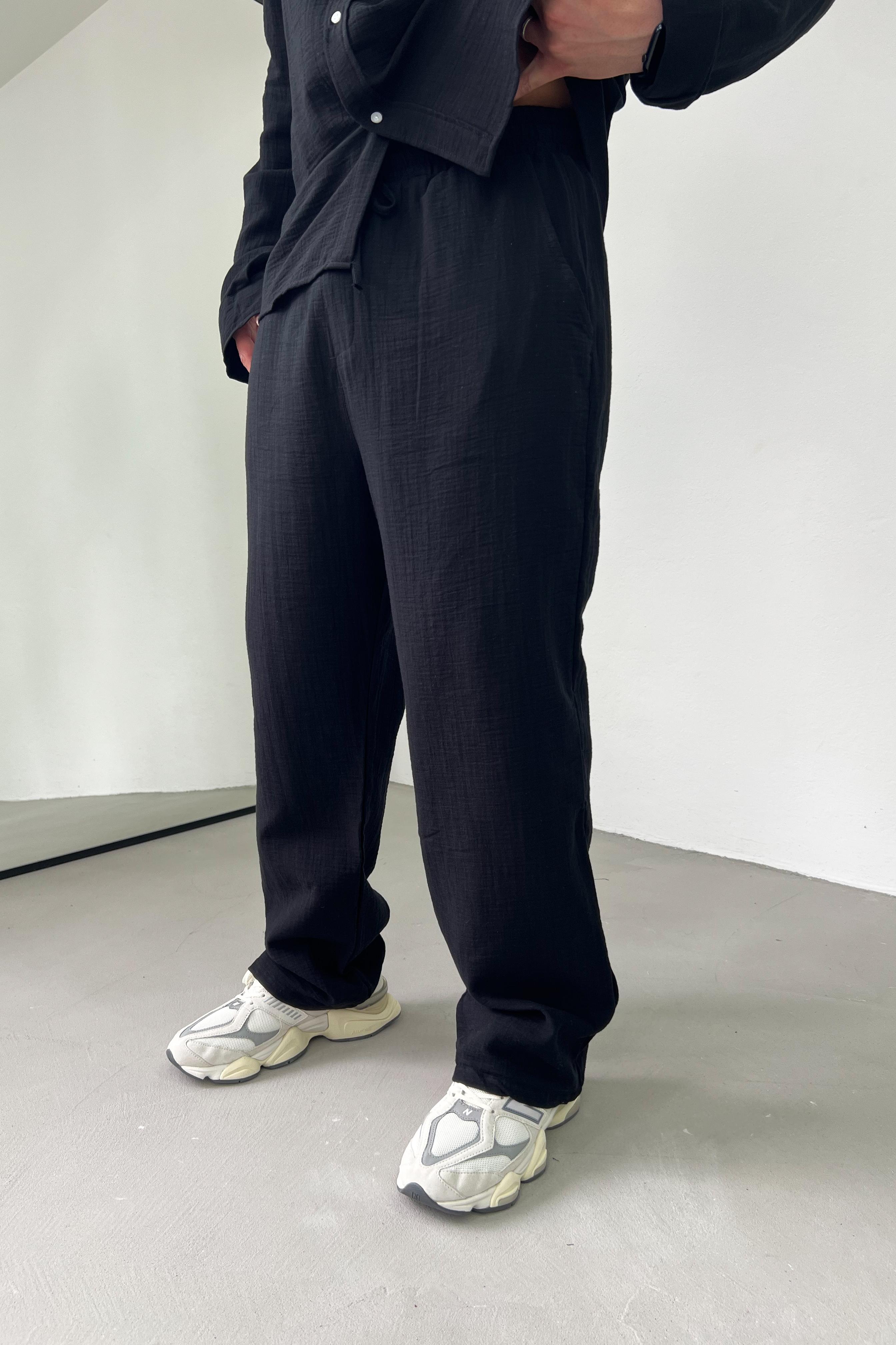 Müslin Kumaş Baggy Pantolon 25003