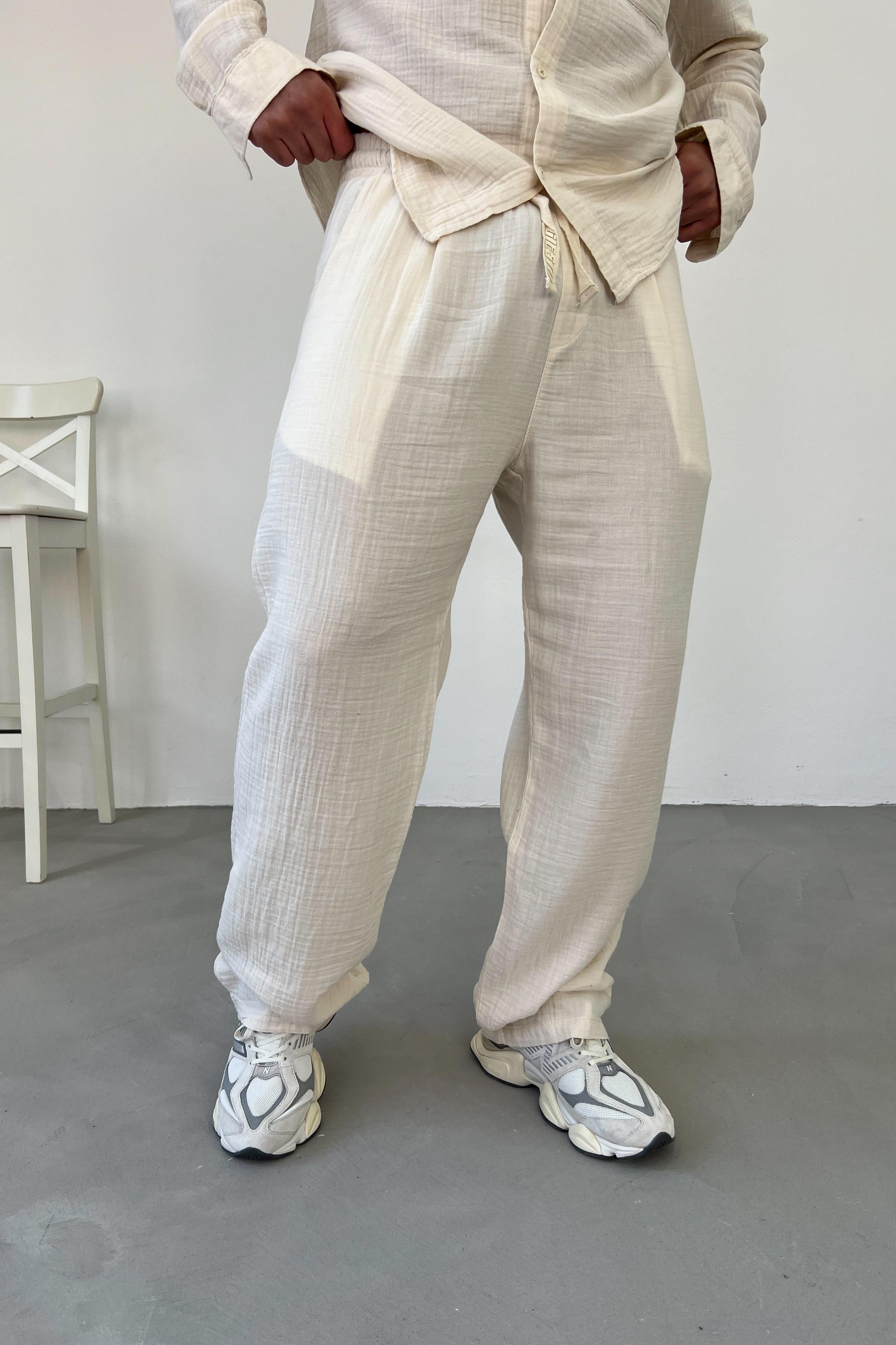 Müslin Kumaş Baggy Pantolon 5232