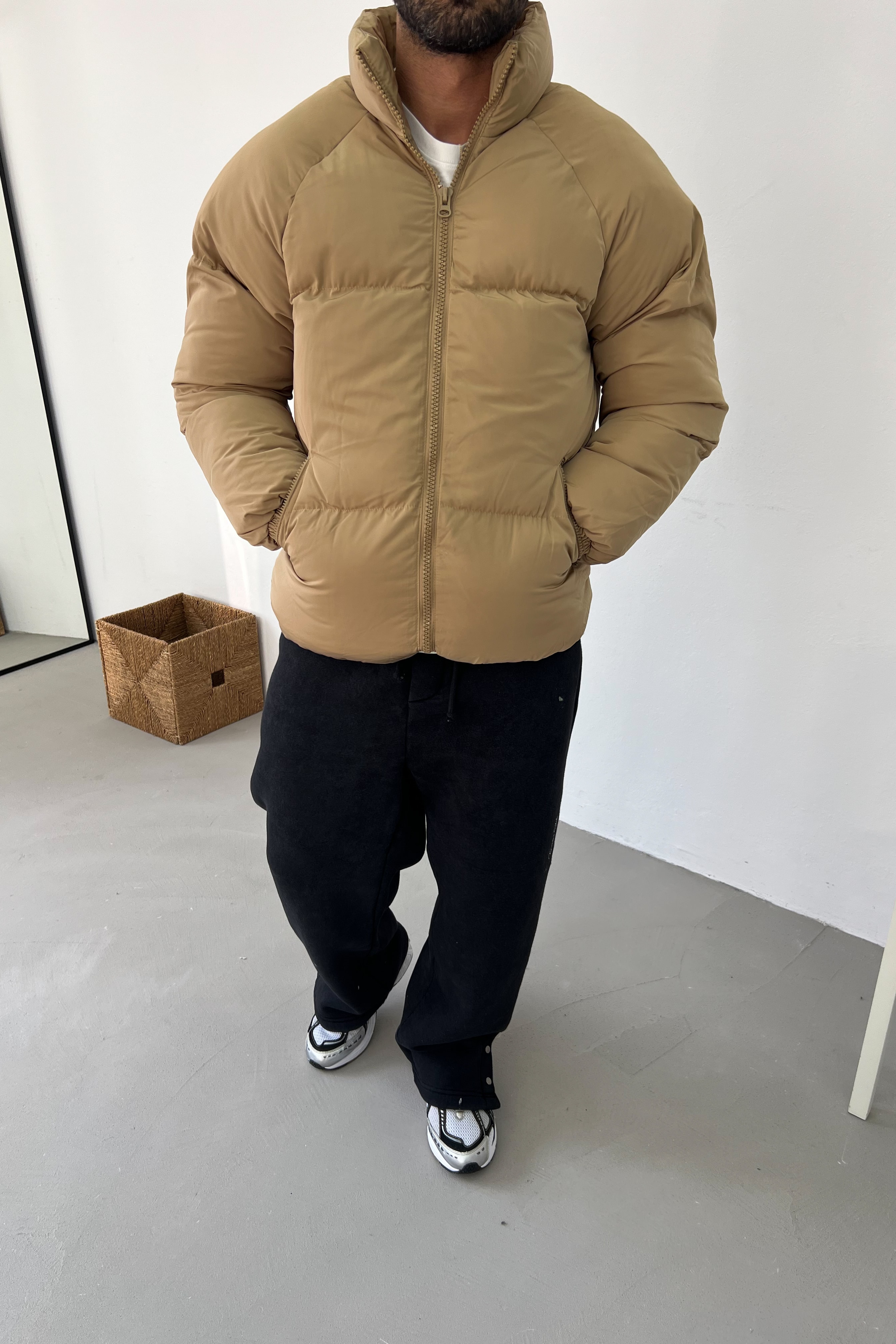 Oversize Basic Şişme Mont 0806