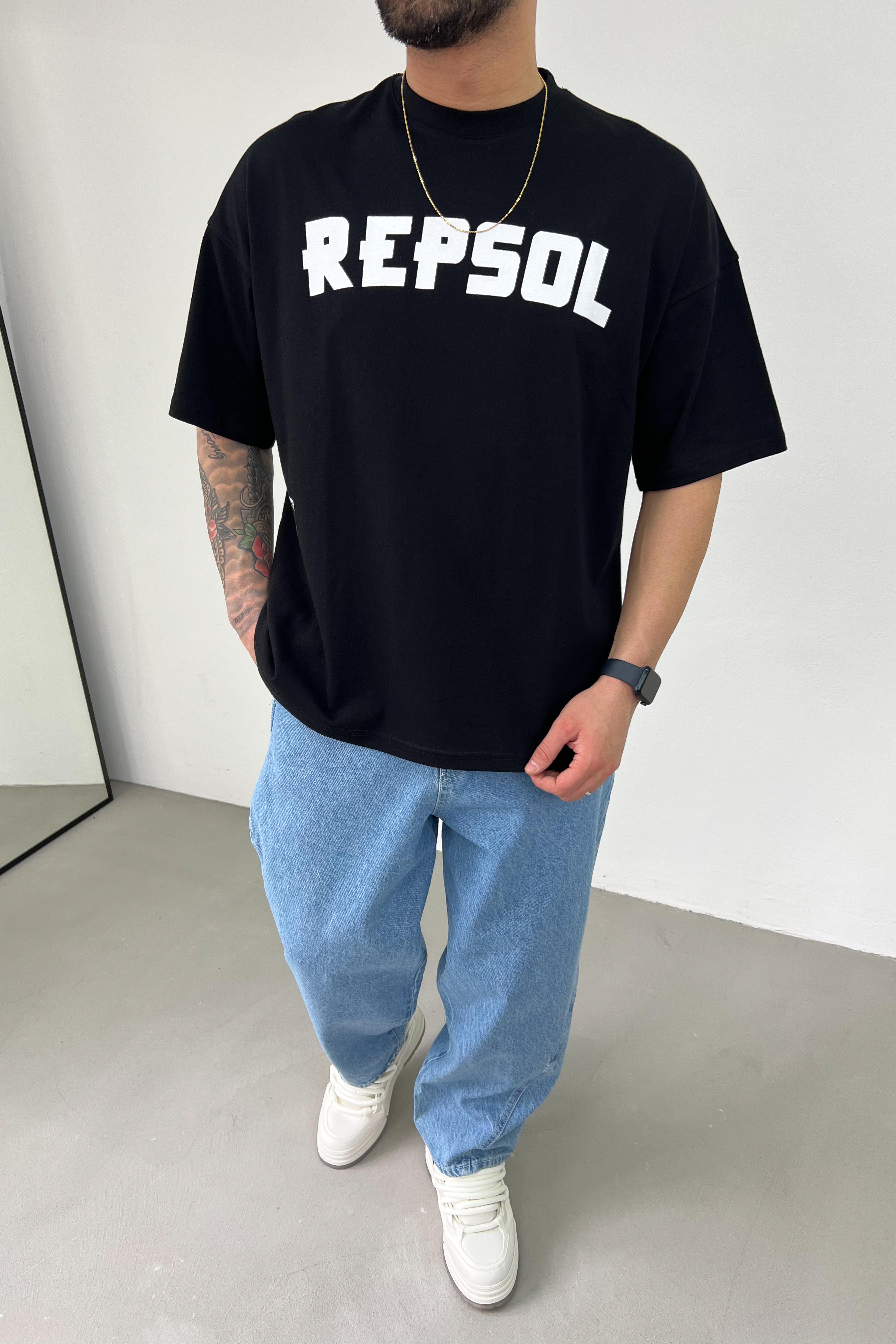 Repsol Baskılı Oversize Tshirt Y203