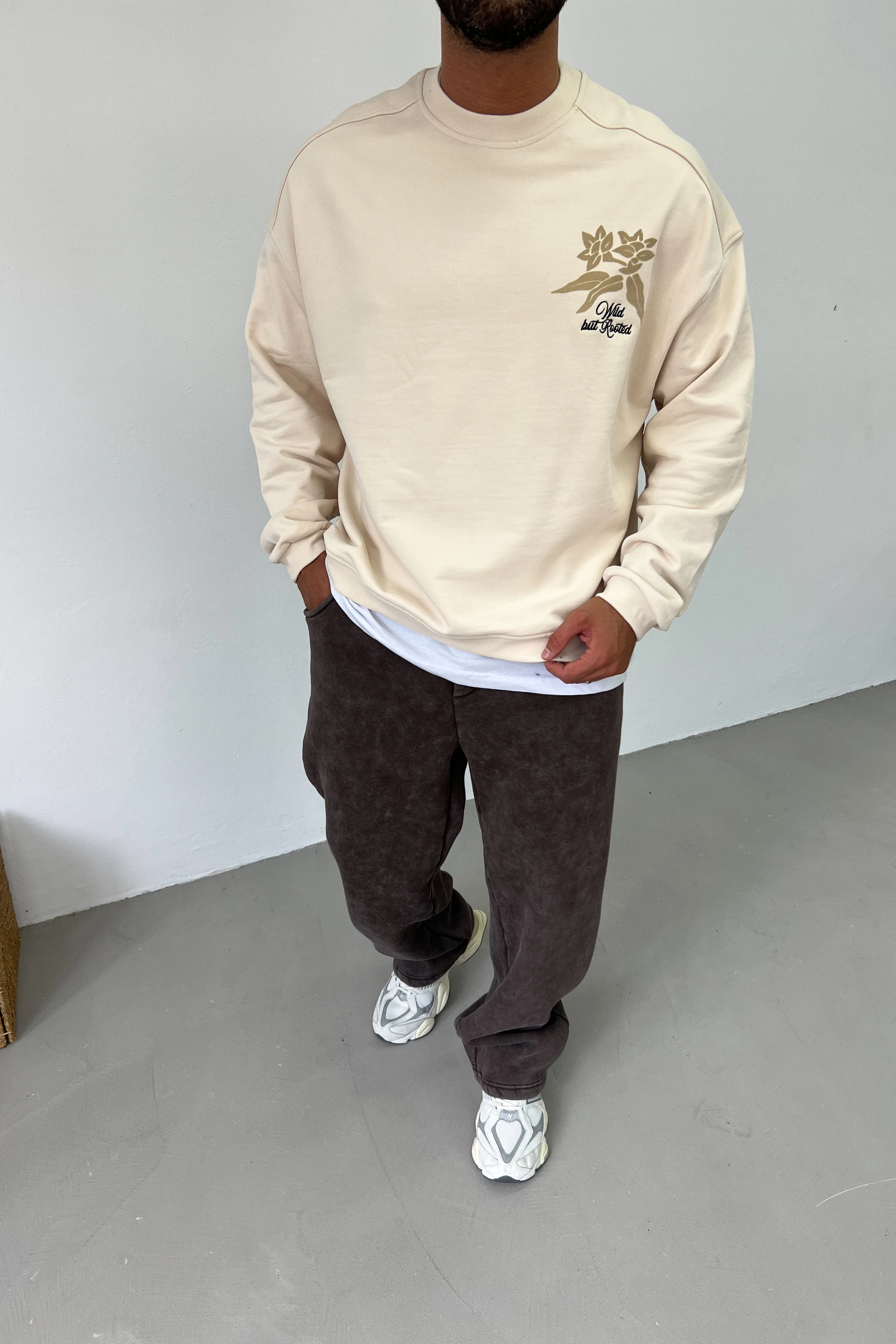 Roasted Baskılı Oversize Sweatshirt 26K131