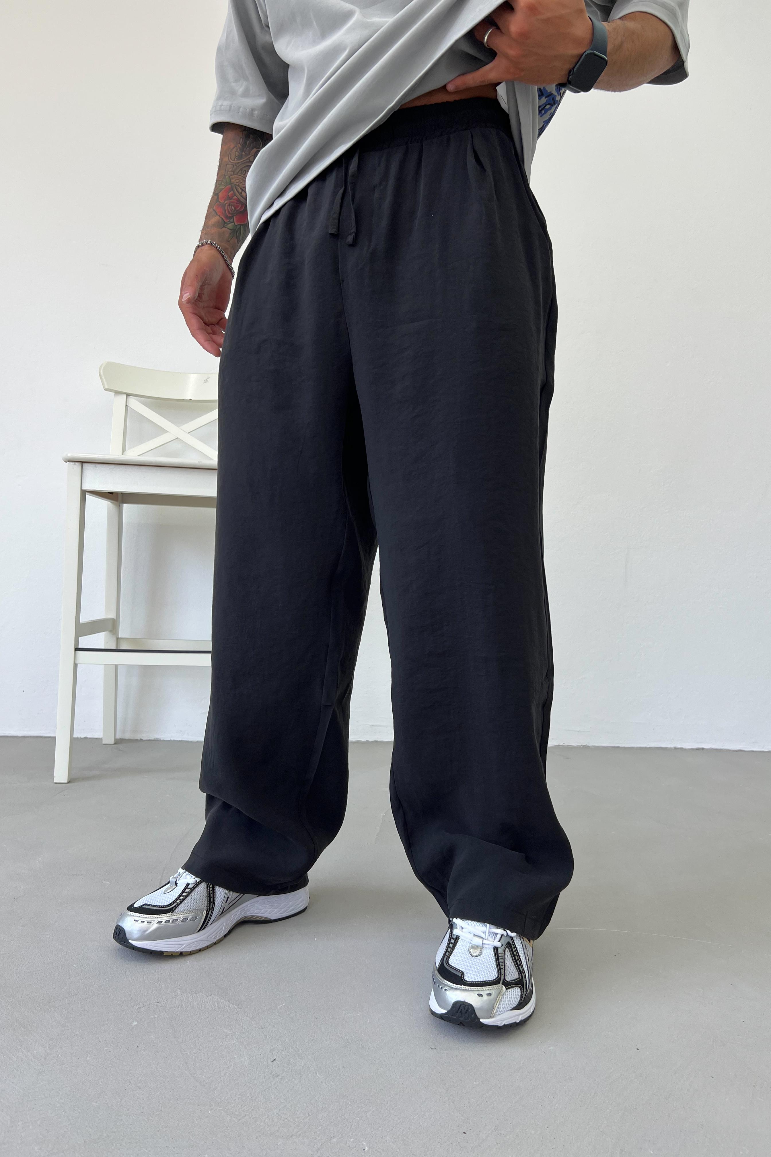 Tensel Kumaş Baggy Pantolon 80-18