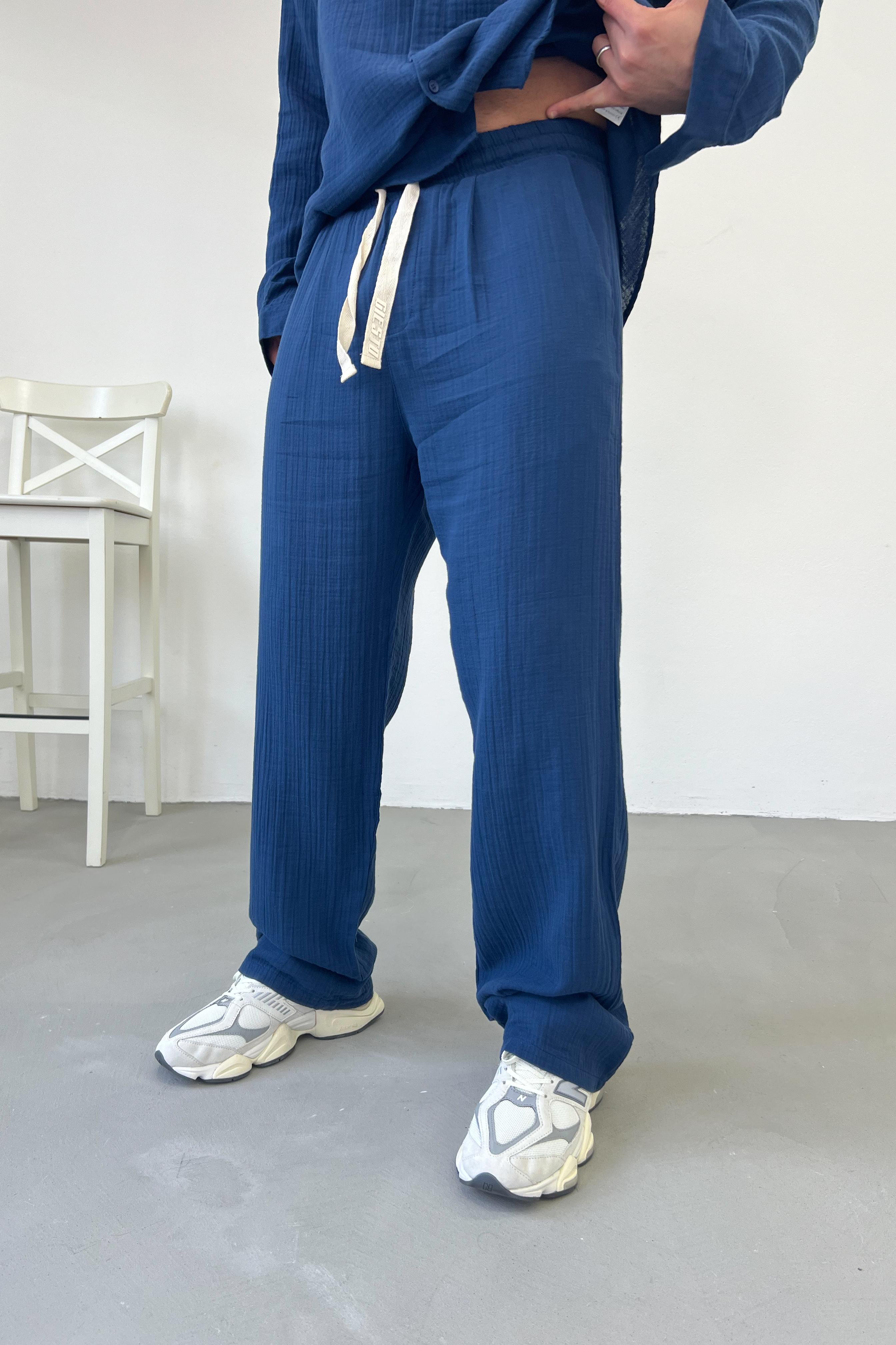 Müslin Kumaş Baggy Pantolon 5232