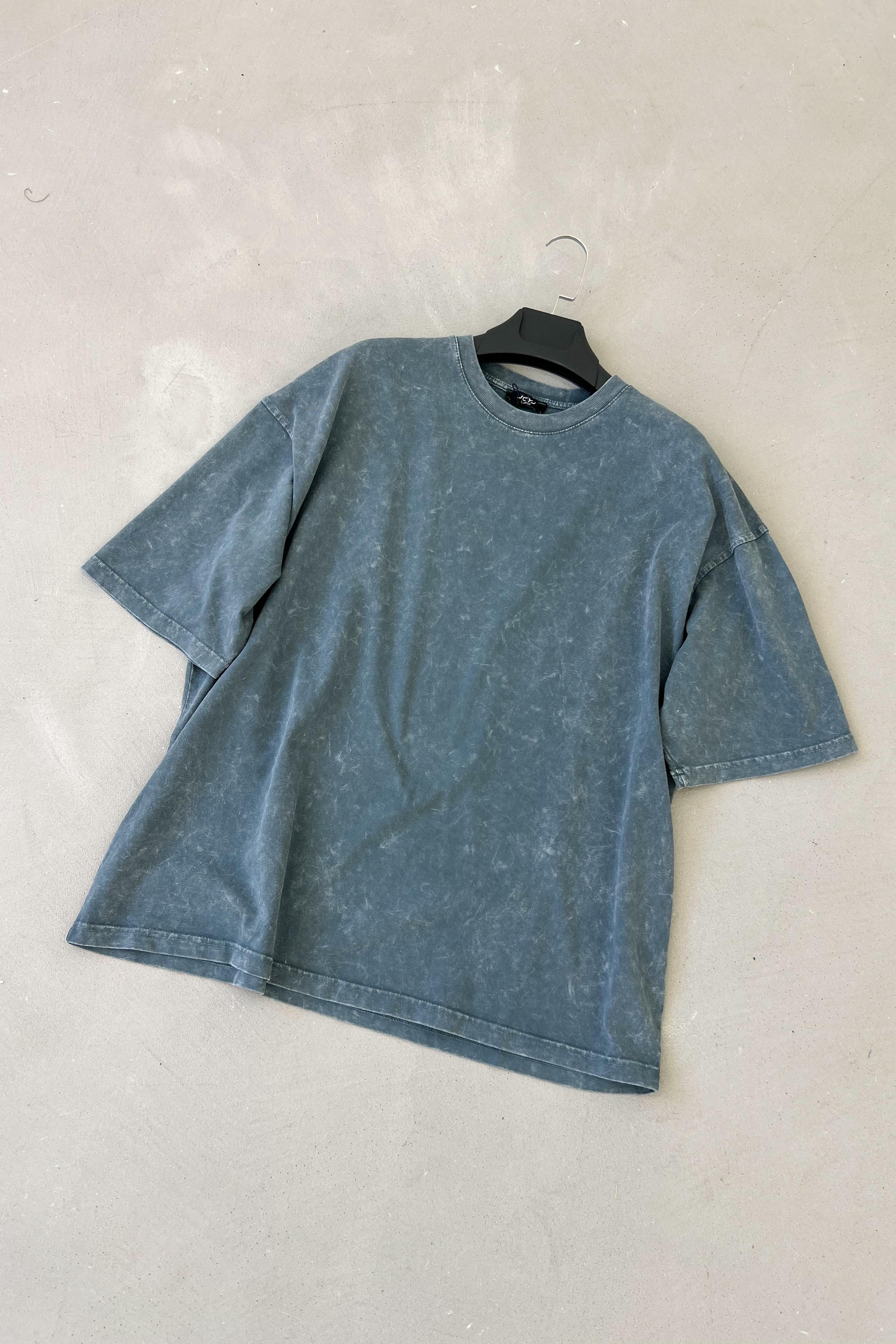 Yıkamalı Basic Oversize Tshirt Y295