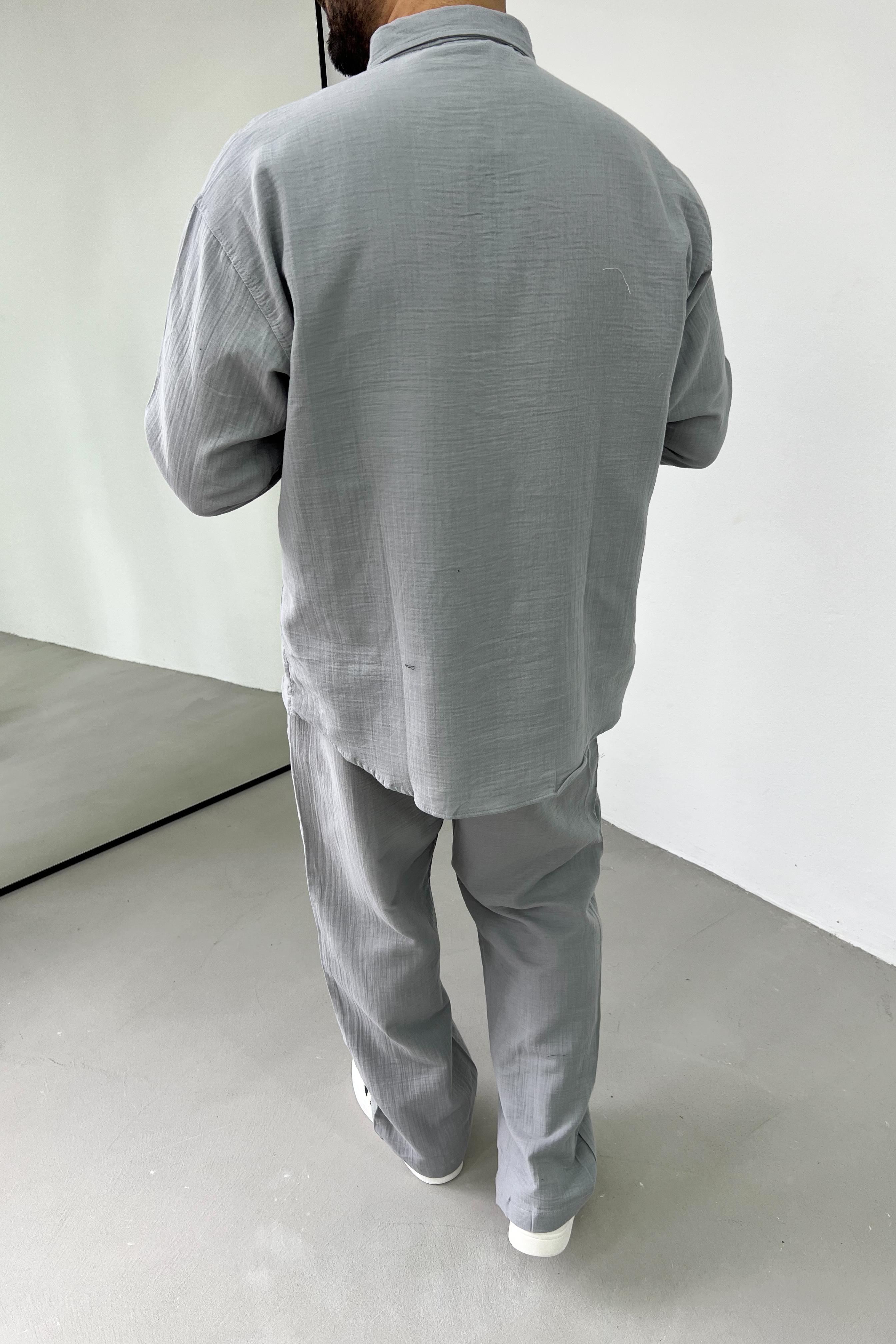 Müslin Kumaş Oversize Takım 25002