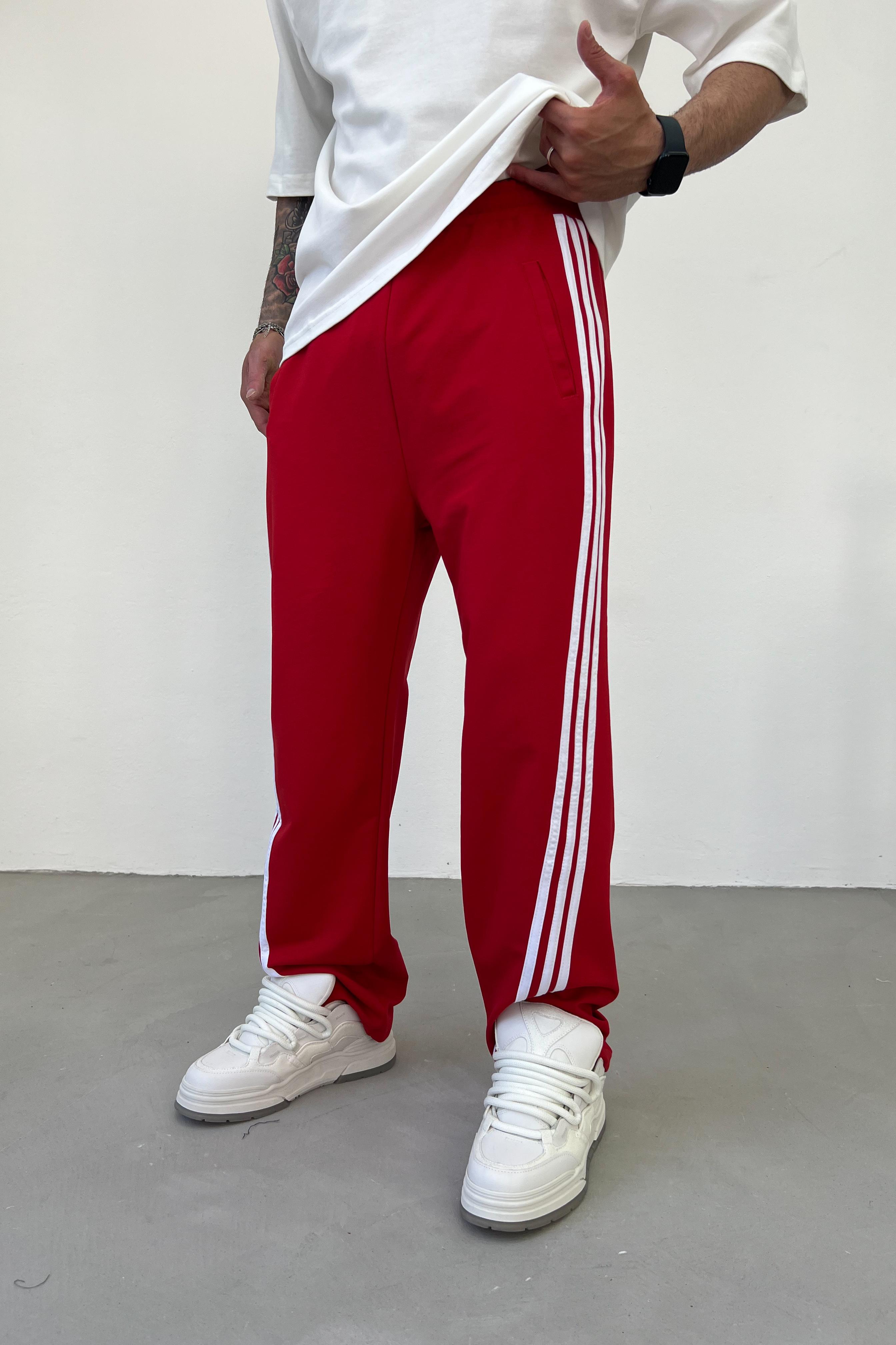 Çapraz Şerit Detaylı Baggy Eşofman 2095
