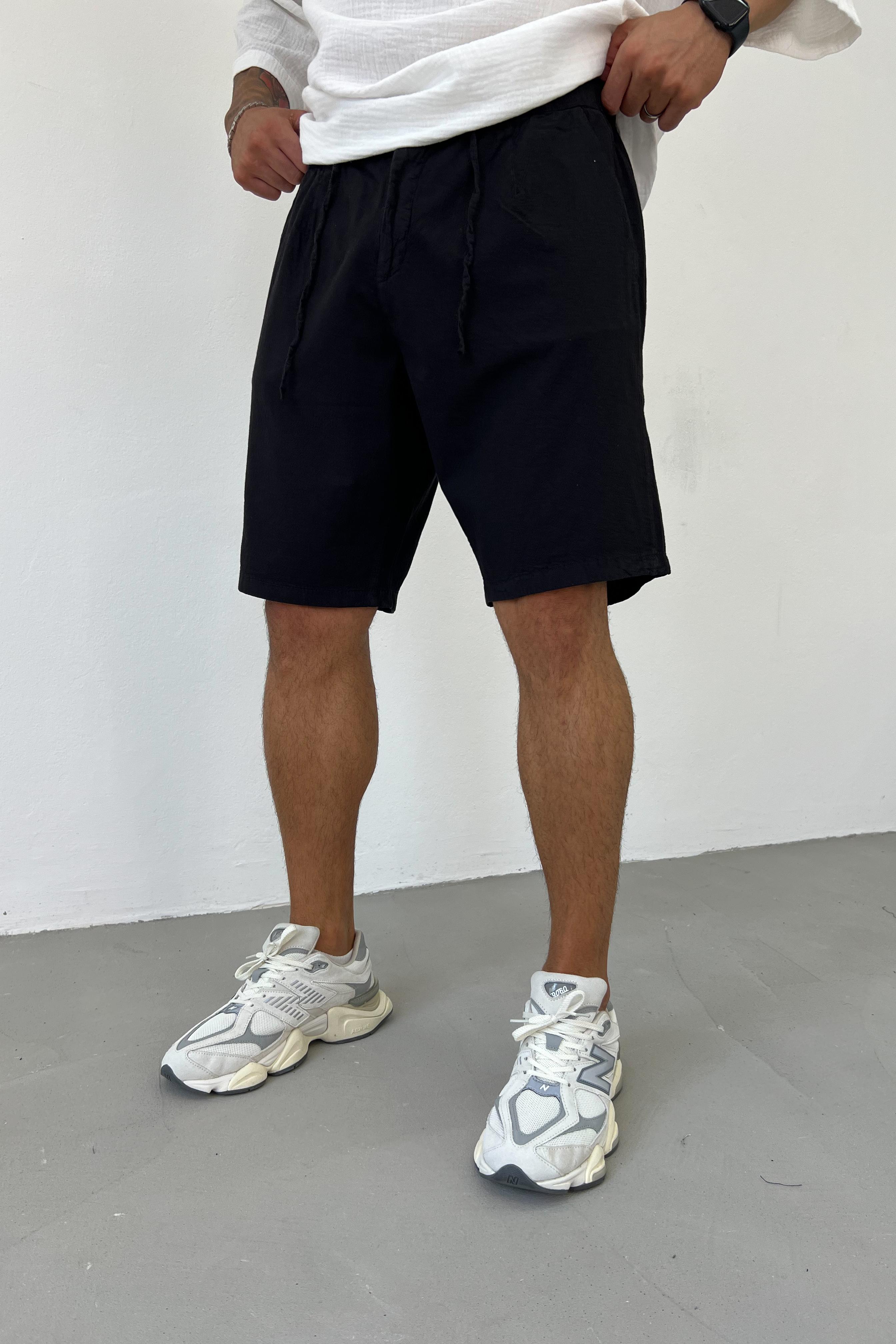 Basic Keten Şort 7042