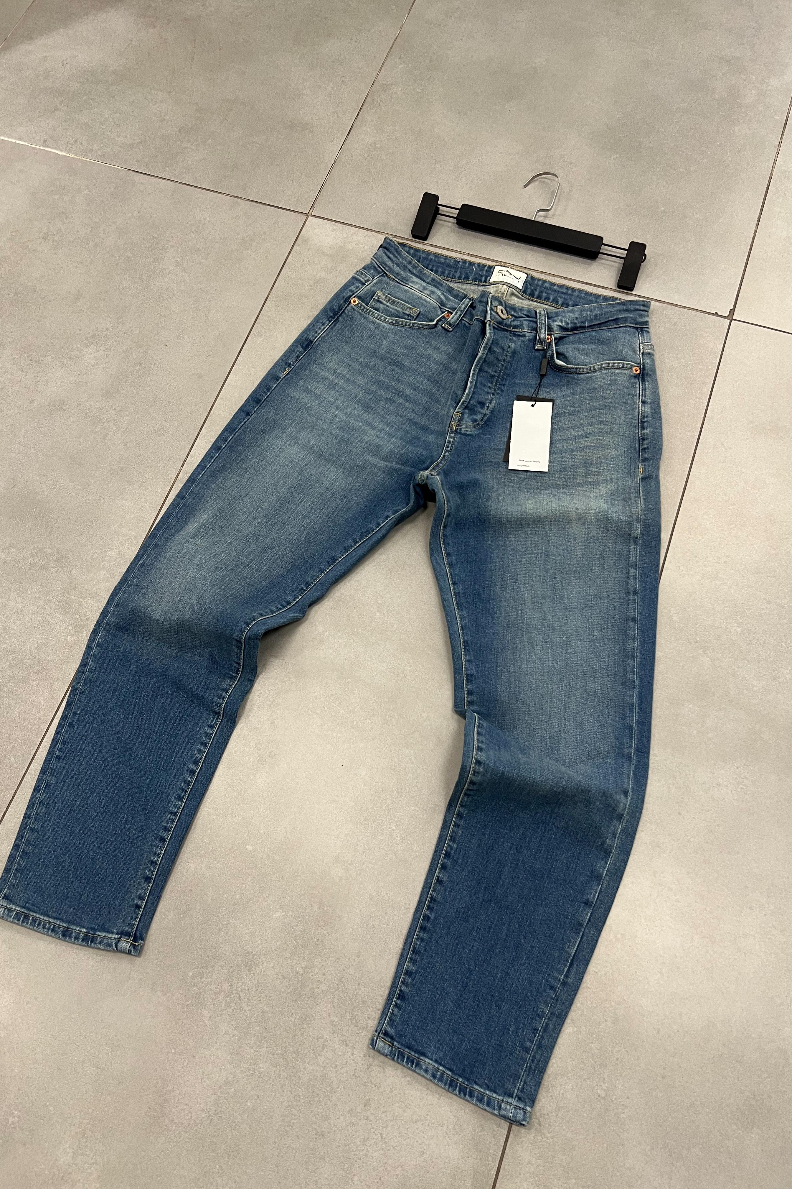 Eskitme Mavi Boyfriend Pantolon 15993