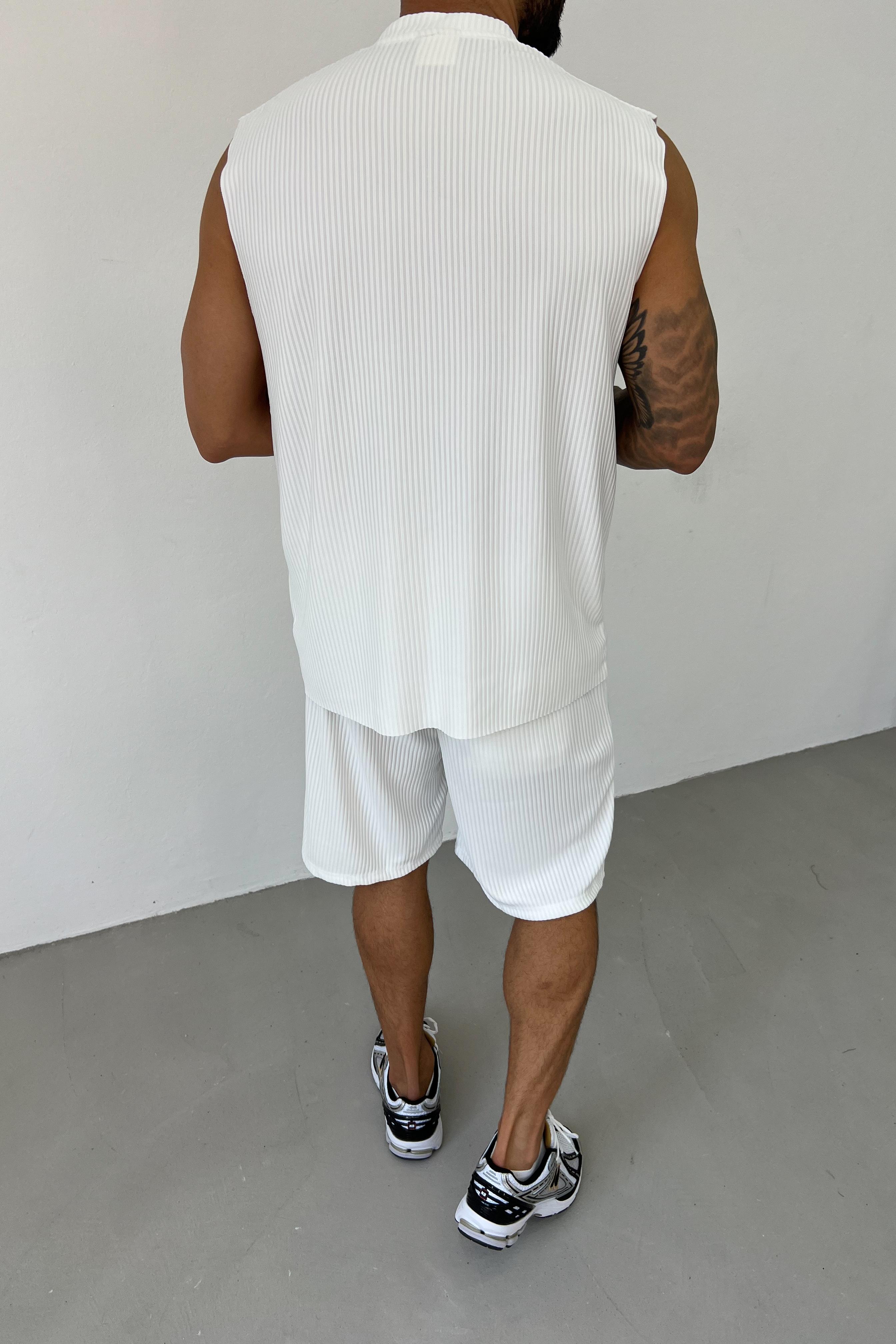 Oversize Kolsuz Fitilli Tshirt 1126