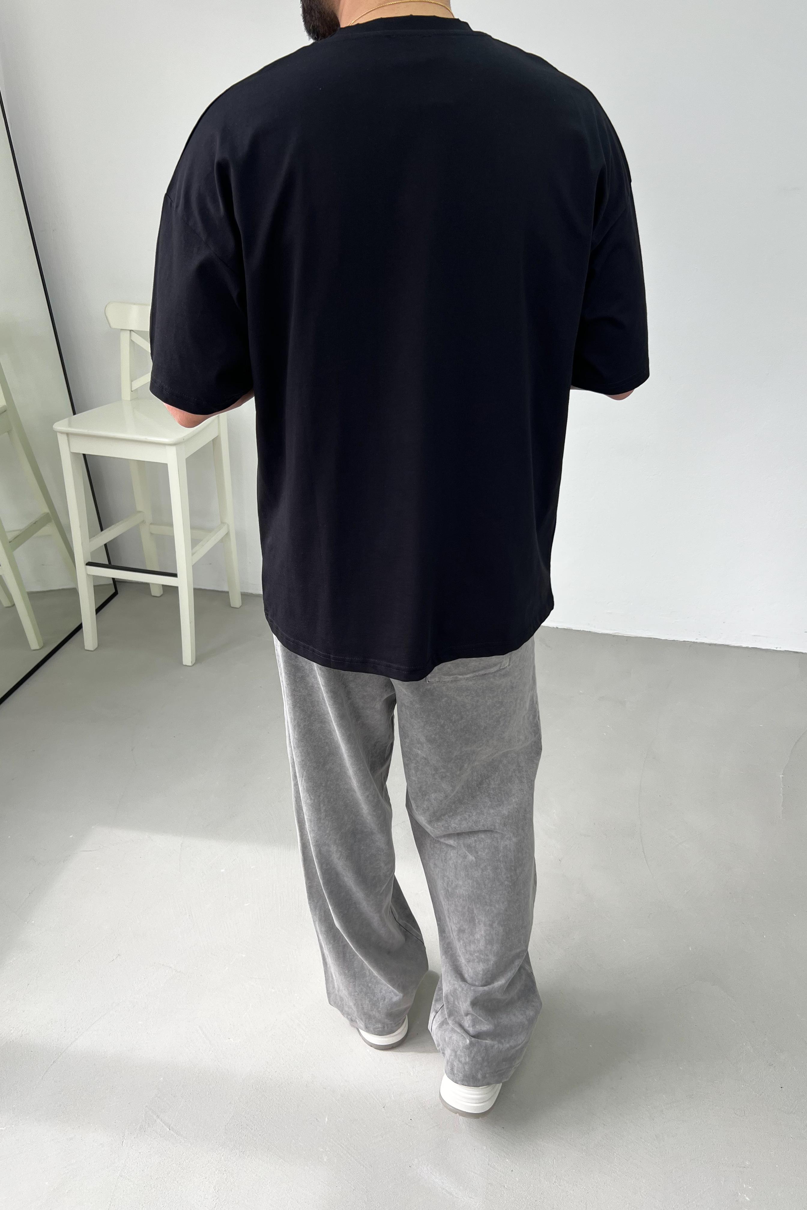 Resilient Cep Detaylı Oversize Tshirt Y124